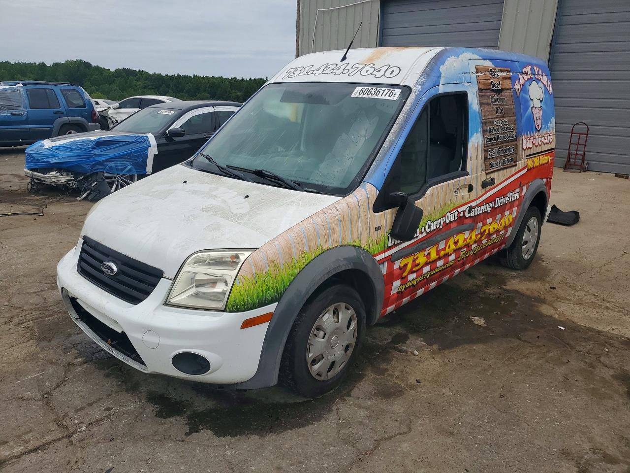 2013 Ford Transit Connect Xlt White vin: NM0LS6BN0DT165163