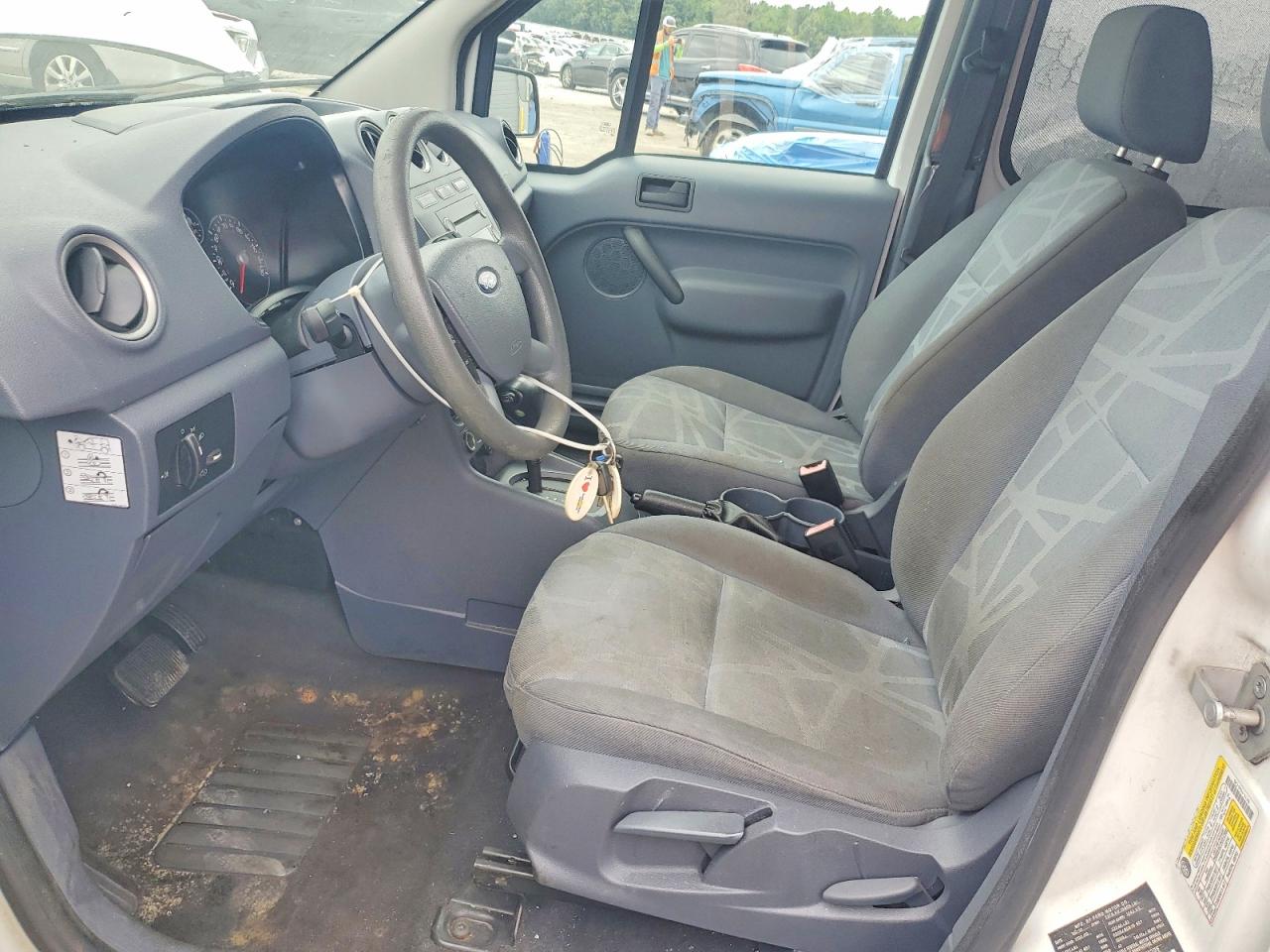 2013 Ford Transit Connect Xlt White vin: NM0LS6BN0DT165163