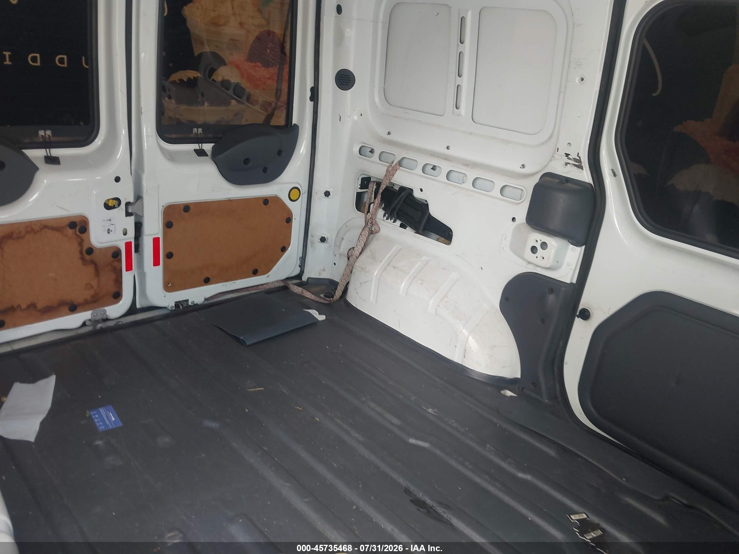2013 Ford Transit Connect Xlt White vin: NM0LS6BN0DT172940