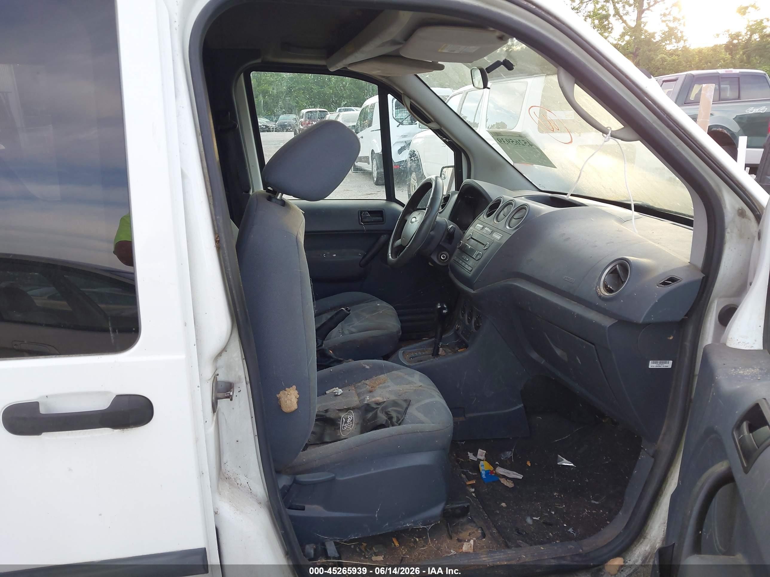 2013 Ford Transit Connect Xlt White vin: NM0LS6BN0DT175577