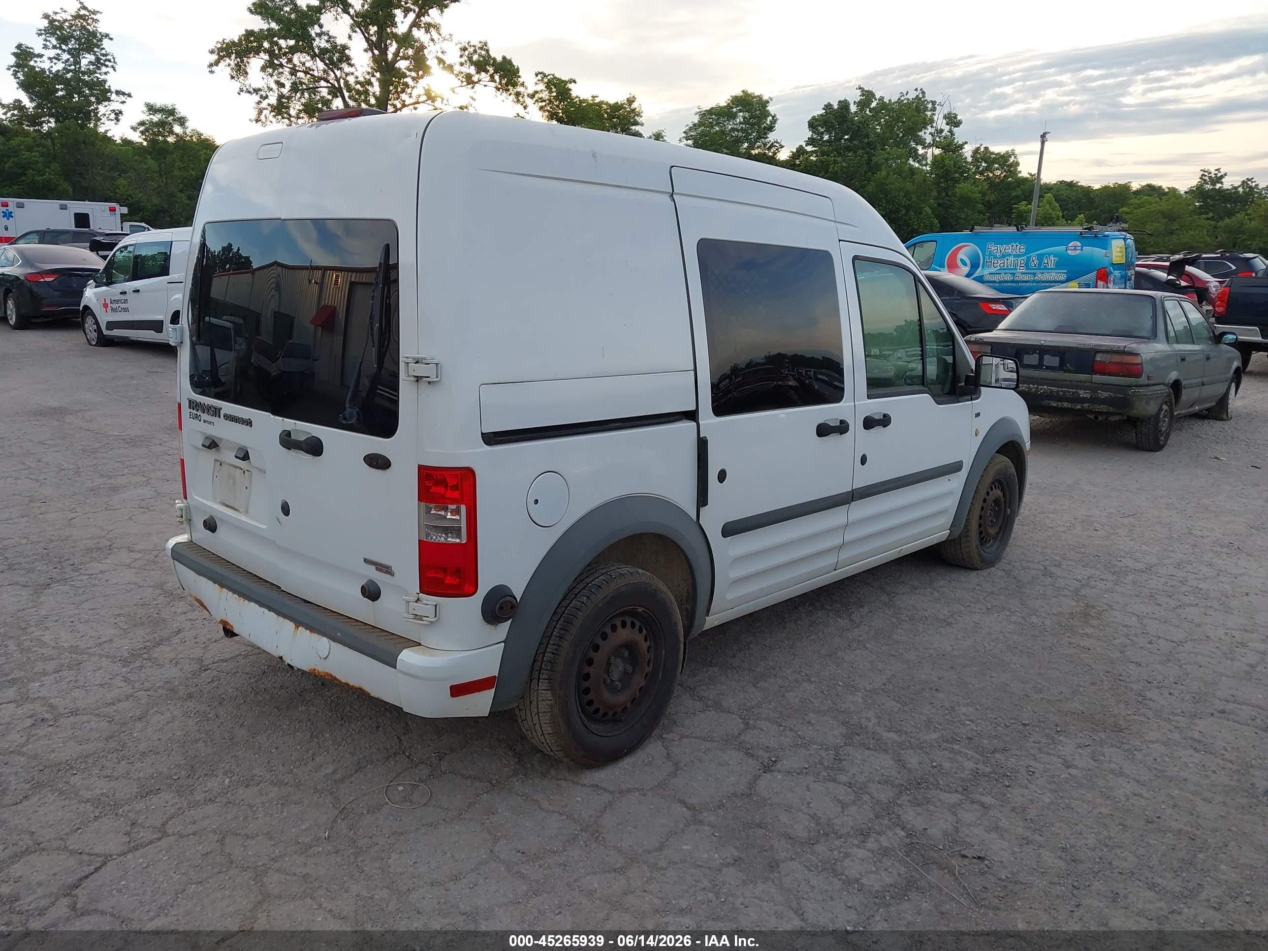 2013 Ford Transit Connect Xlt White vin: NM0LS6BN0DT175577