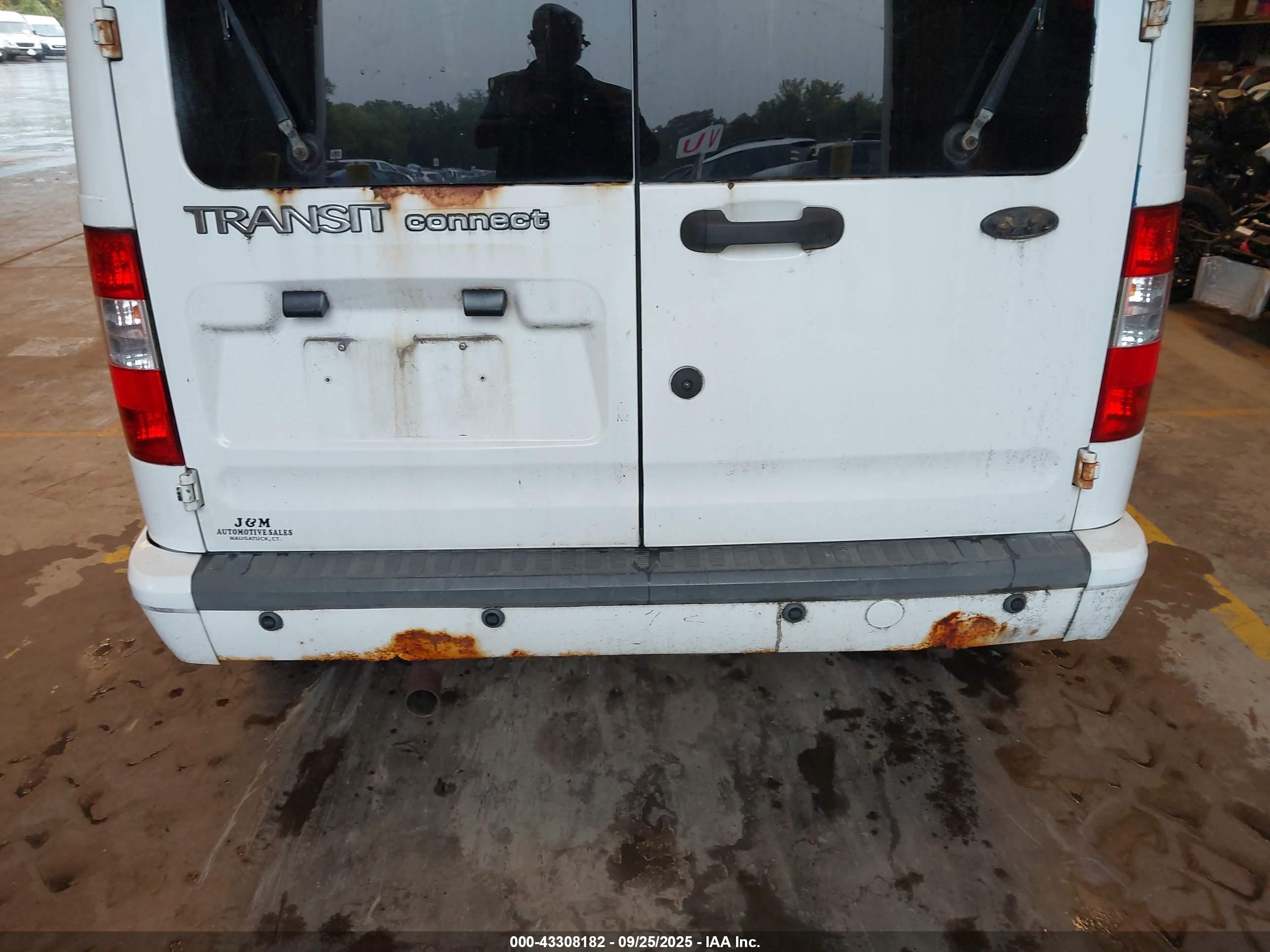 2010 Ford Transit Connect Xlt White vin: NM0LS6BN1AT001514