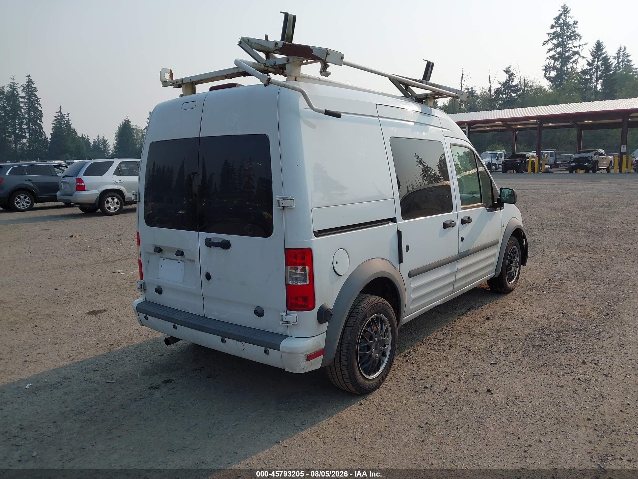2012 Ford Transit Connect Xlt White vin: NM0LS6BN1CT124829