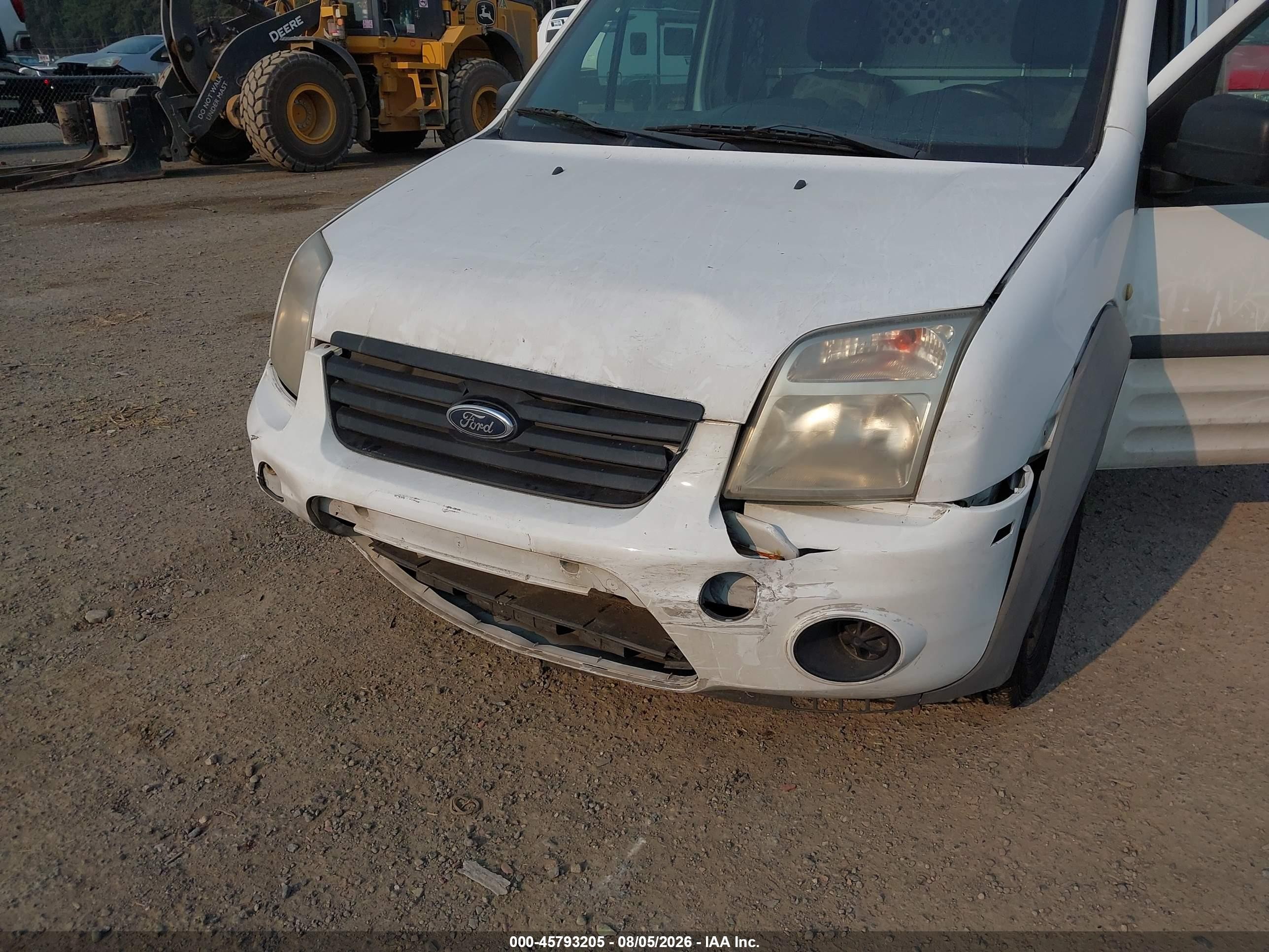 2012 Ford Transit Connect Xlt White vin: NM0LS6BN1CT124829