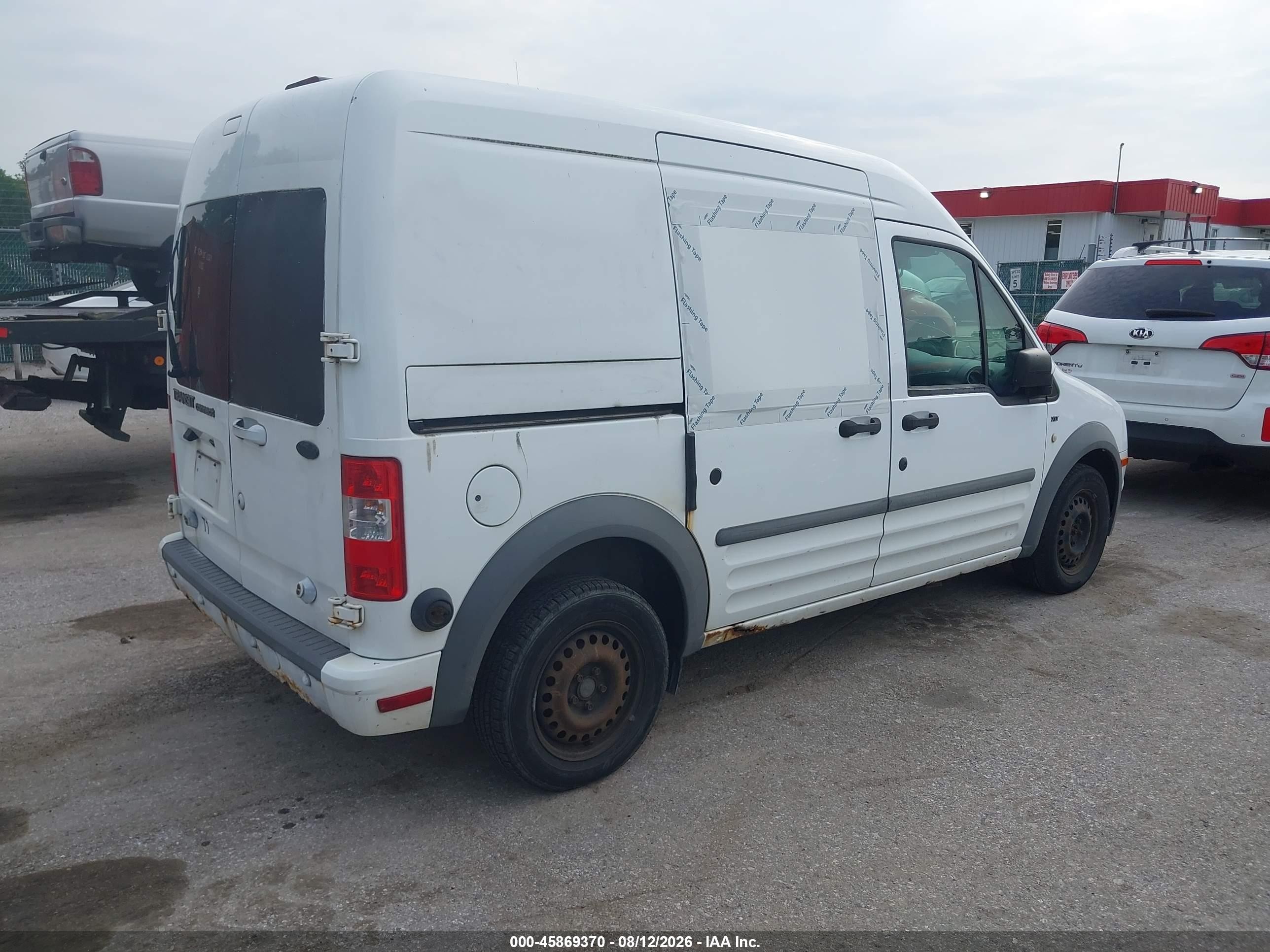 2011 Ford Transit Connect Xlt White vin: NM0LS6BN2BT068494