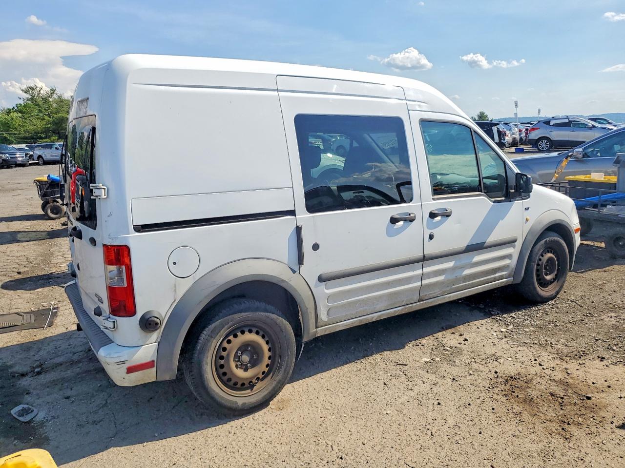 2012 Ford Transit Connect Xlt White vin: NM0LS6BN2CT104363