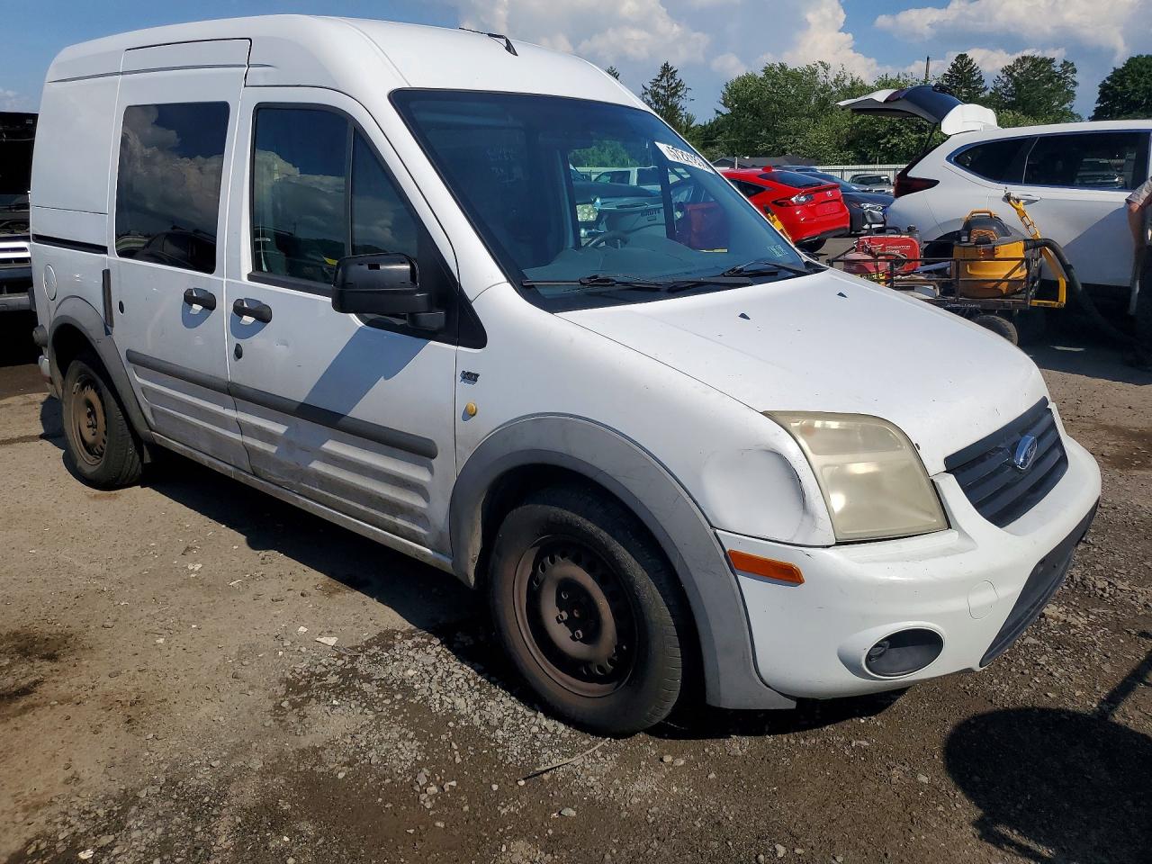 2012 Ford Transit Connect Xlt White vin: NM0LS6BN2CT104363