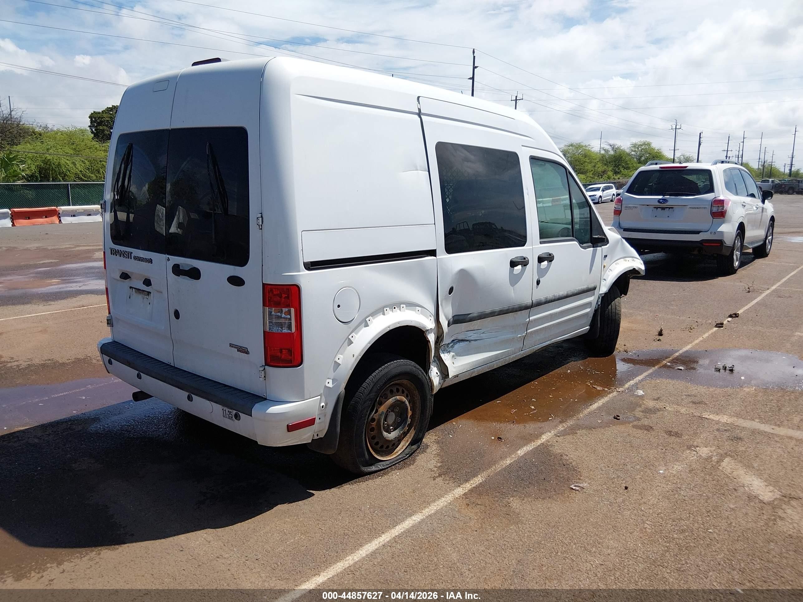 2012 Ford Transit Connect Xlt Белый vin: NM0LS6BN2CT112978