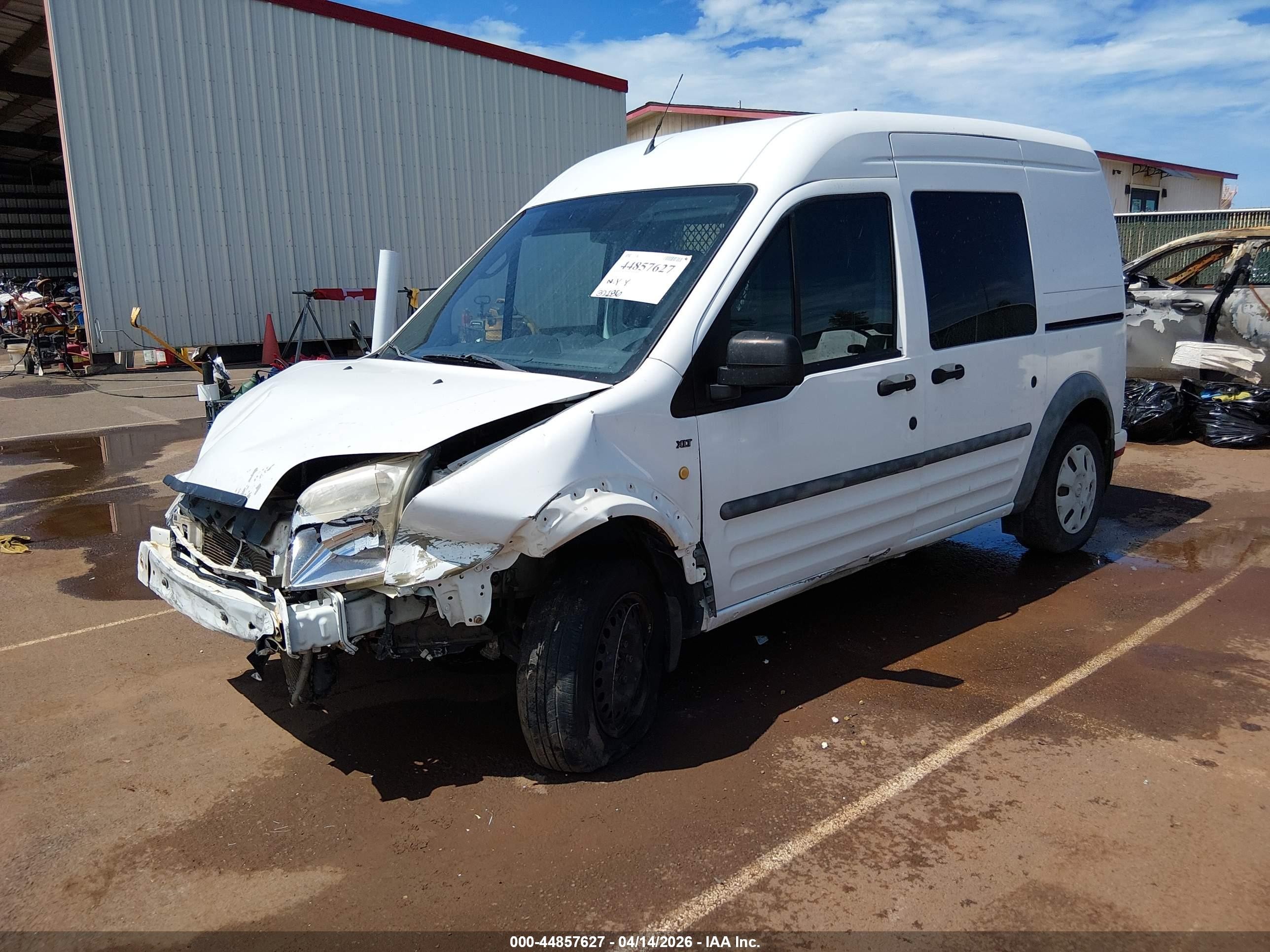 2012 Ford Transit Connect Xlt Белый vin: NM0LS6BN2CT112978