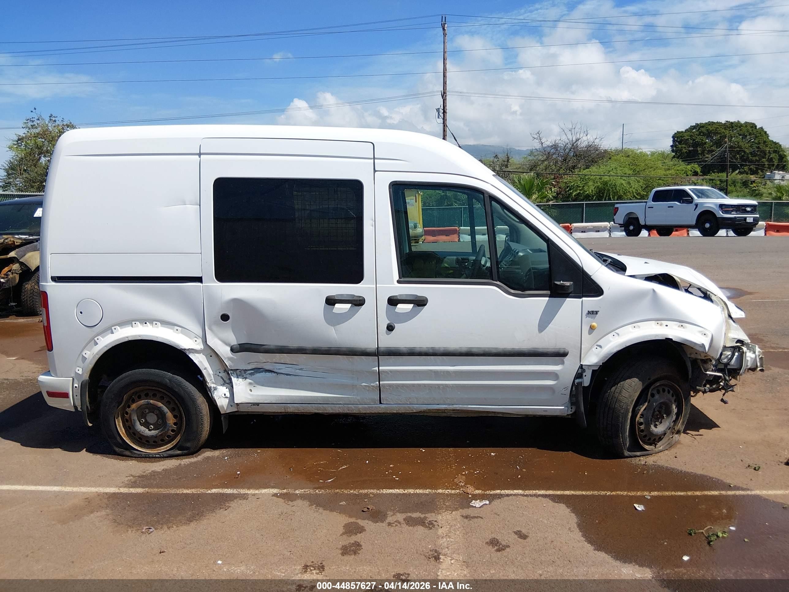 2012 Ford Transit Connect Xlt Белый vin: NM0LS6BN2CT112978