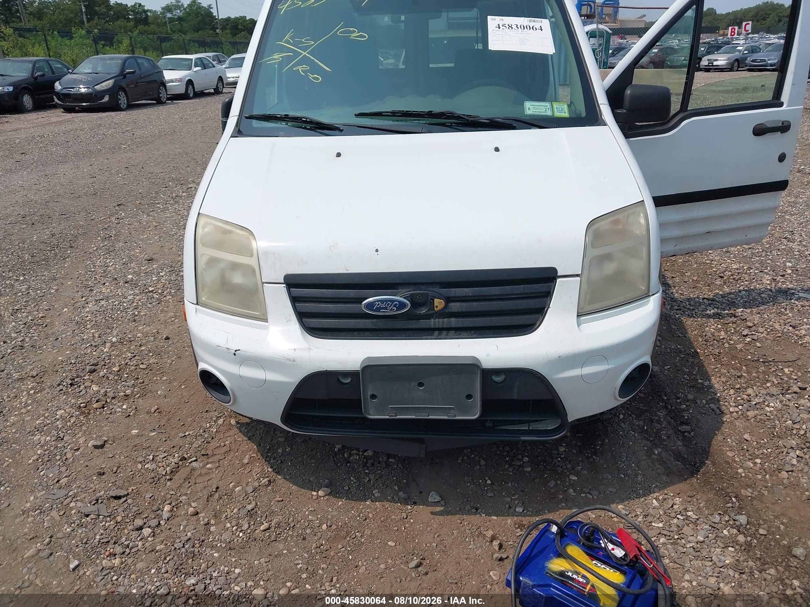 2010 Ford Transit Connect Xlt White vin: NM0LS6BN3AT035616