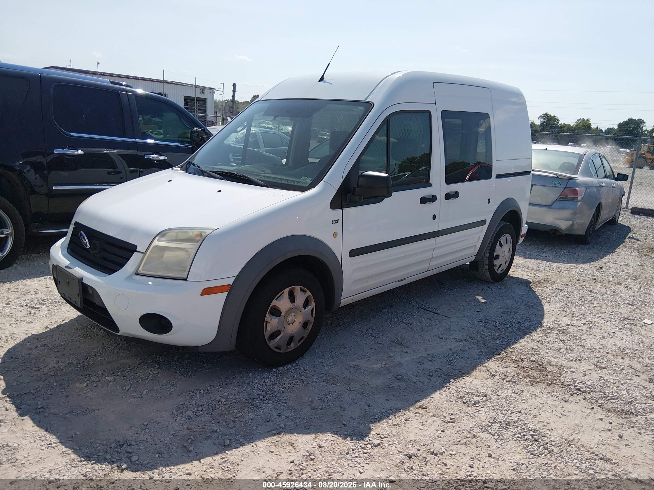 2013 Ford Transit Connect Xlt White vin: NM0LS6BN3DT137373
