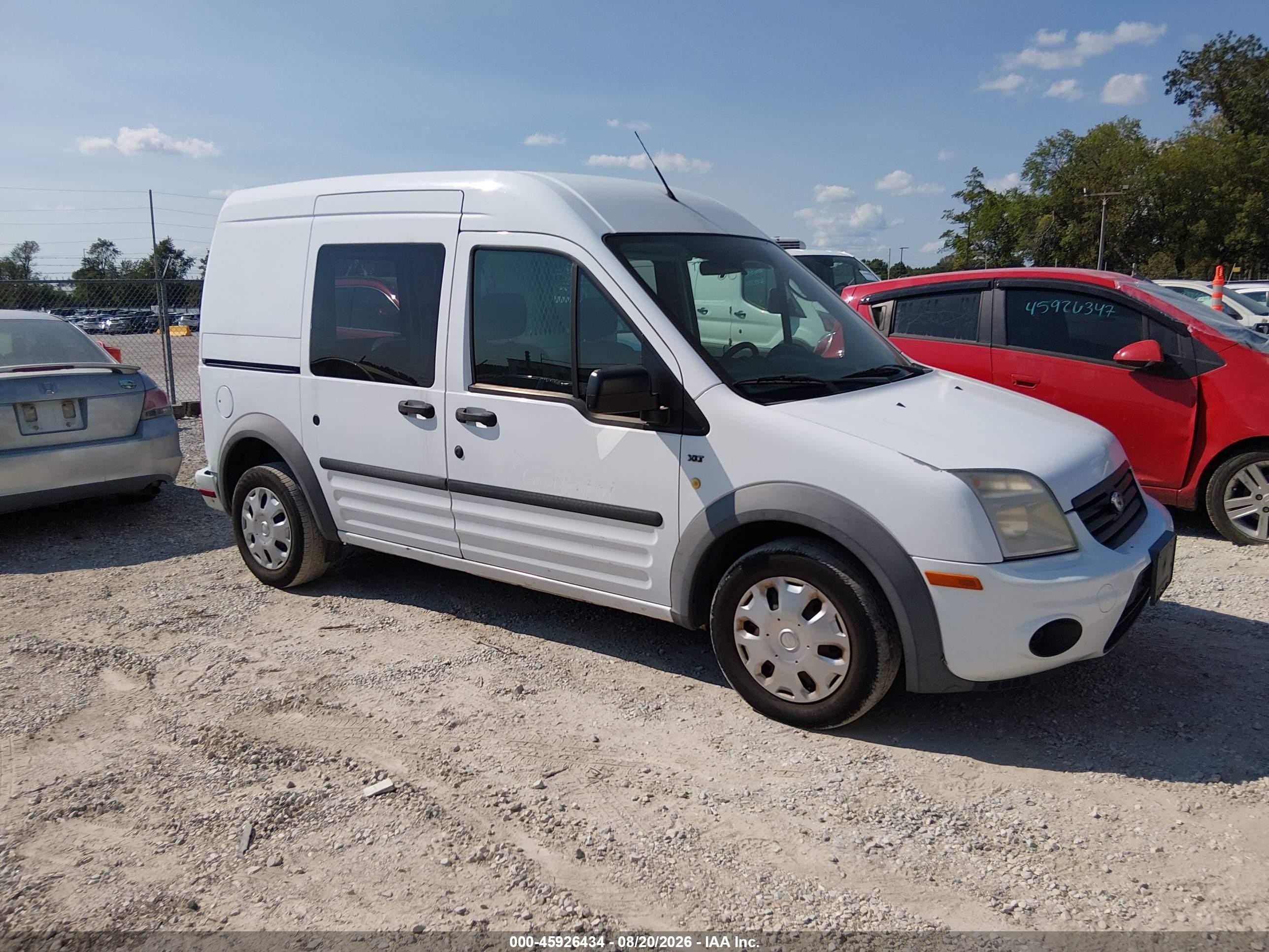 2013 Ford Transit Connect Xlt White vin: NM0LS6BN3DT137373
