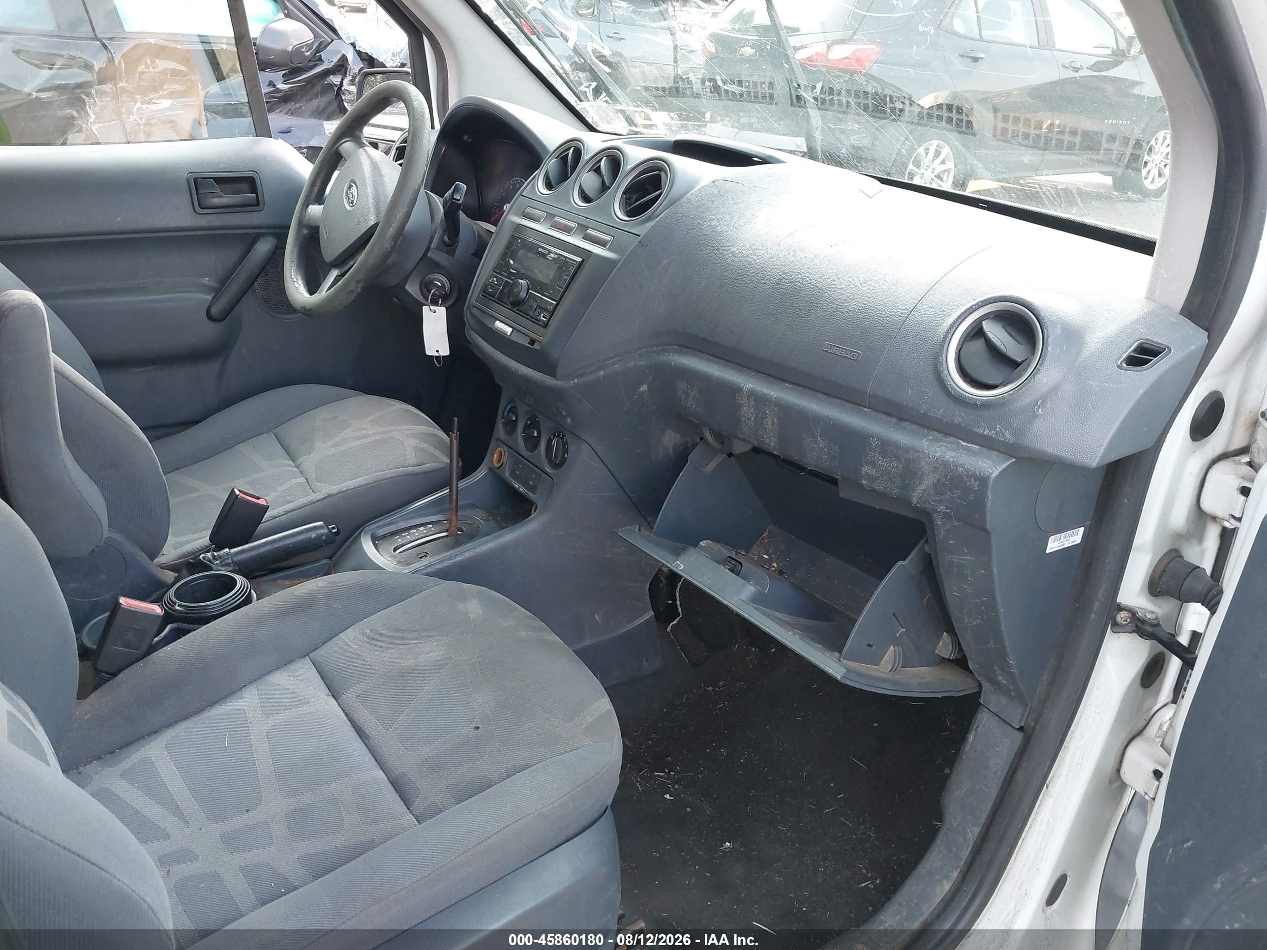2013 Ford Transit Connect Xlt White vin: NM0LS6BN3DT142959