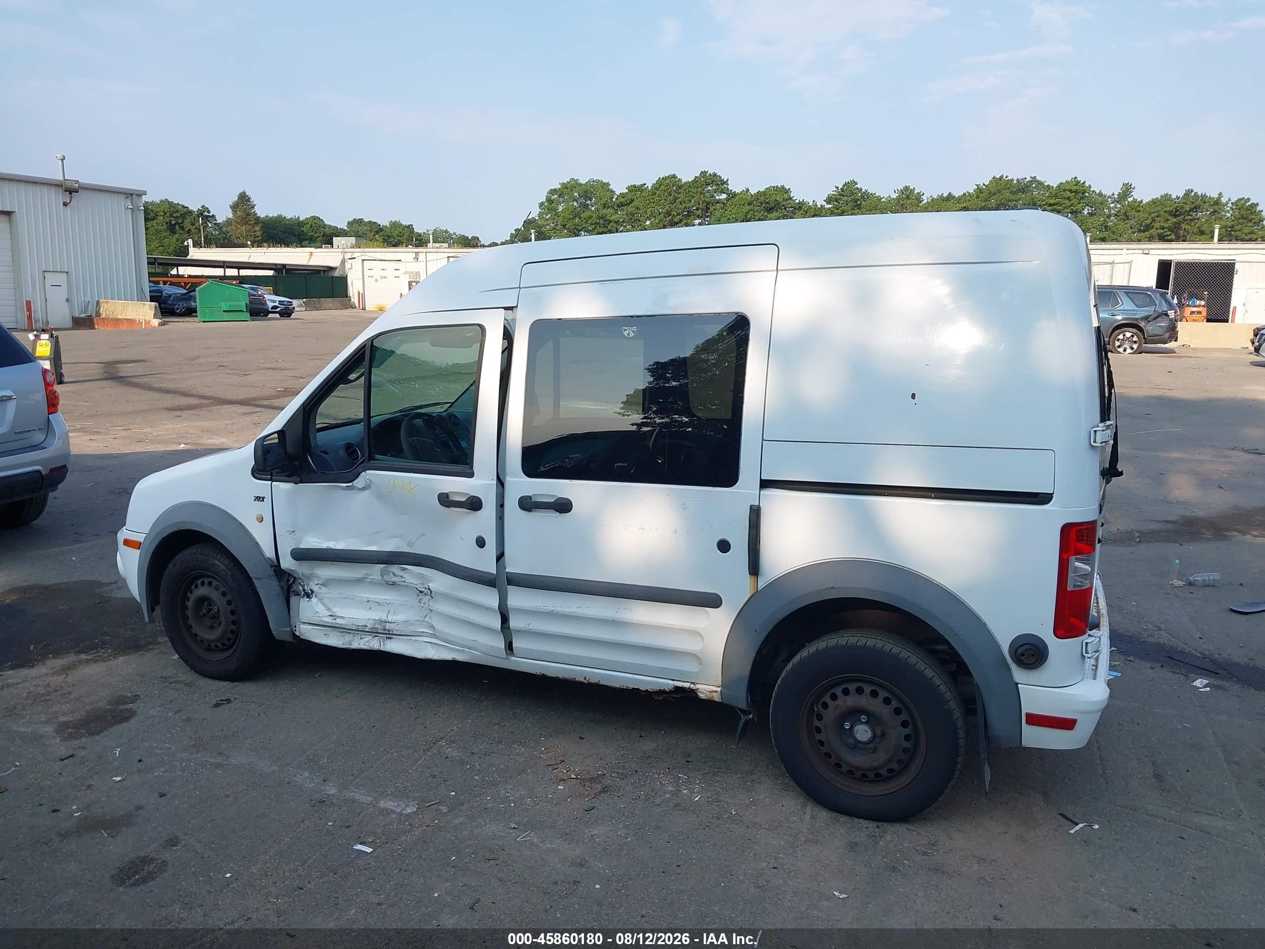 2013 Ford Transit Connect Xlt White vin: NM0LS6BN3DT142959