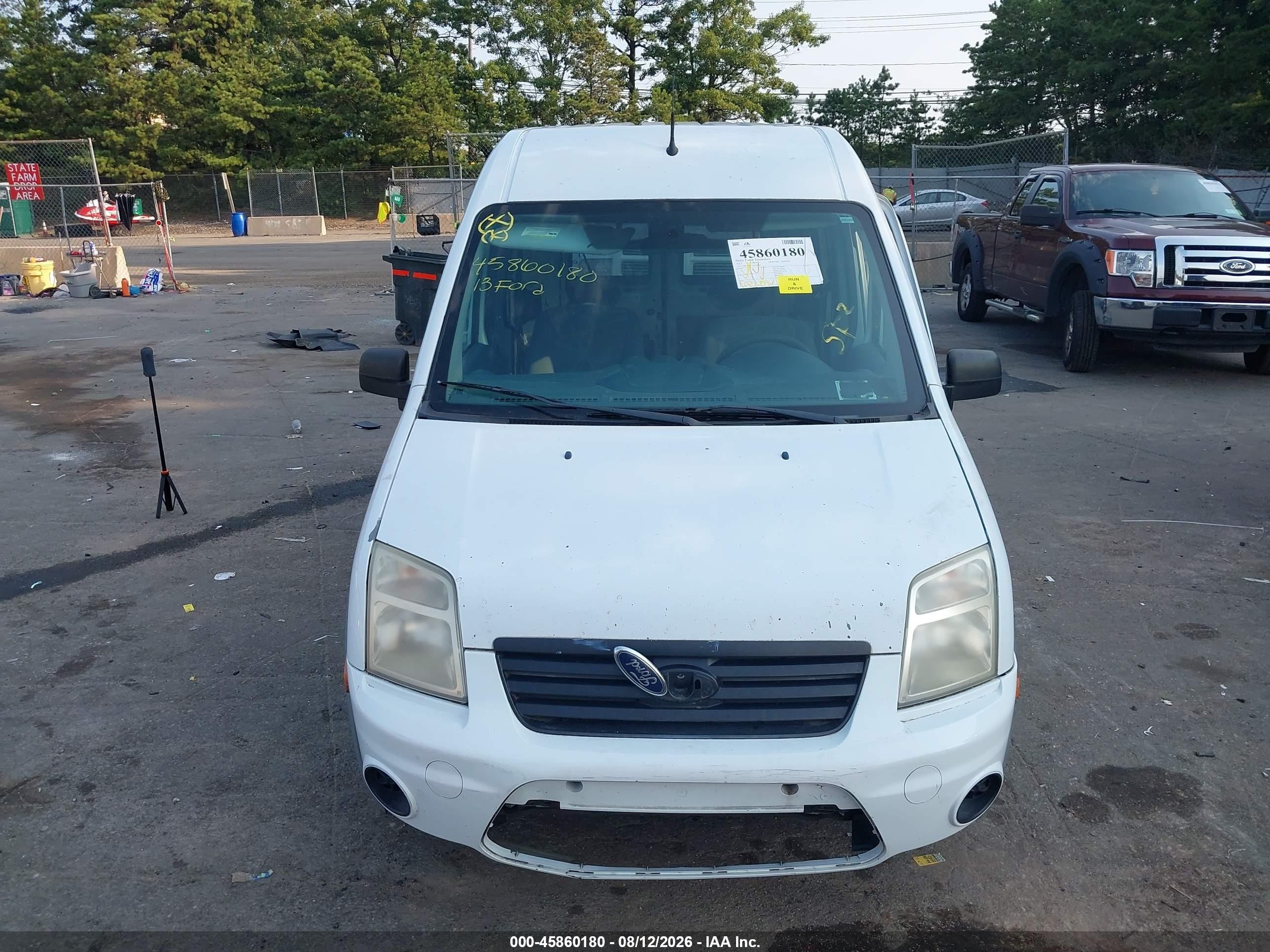 2013 Ford Transit Connect Xlt White vin: NM0LS6BN3DT142959