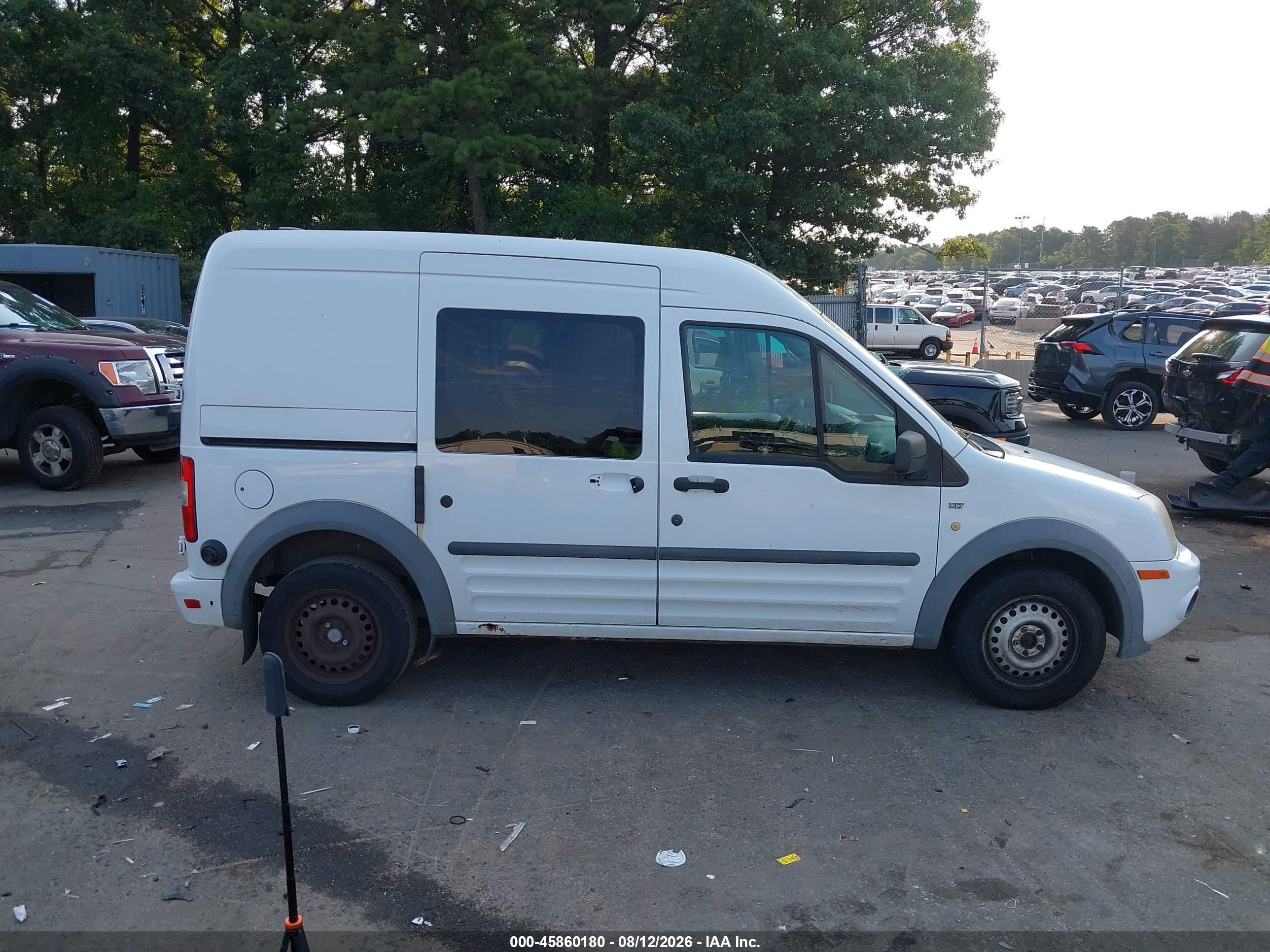 2013 Ford Transit Connect Xlt White vin: NM0LS6BN3DT142959
