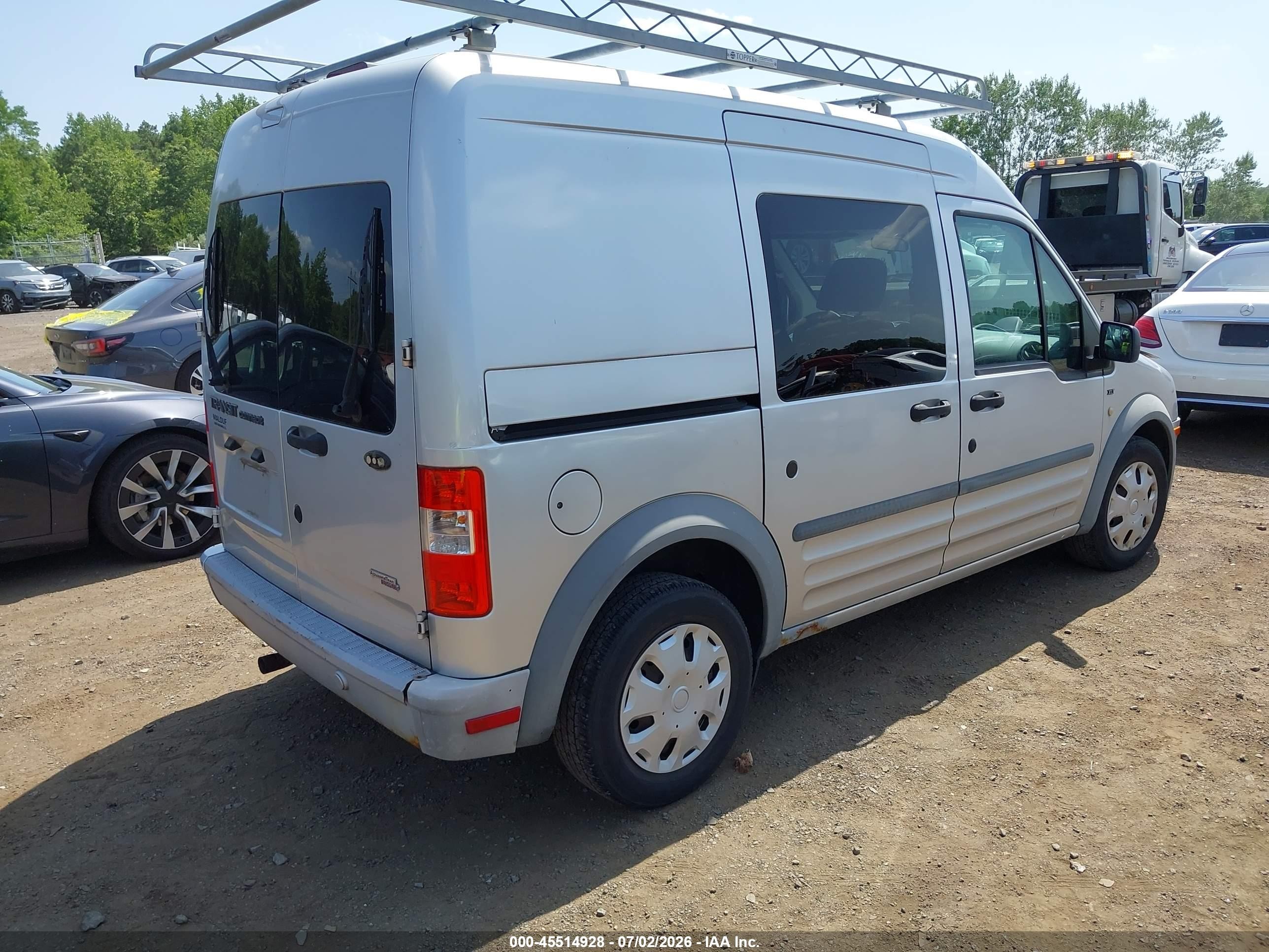 2013 Ford Transit Connect Xlt Silver vin: NM0LS6BN3DT159874