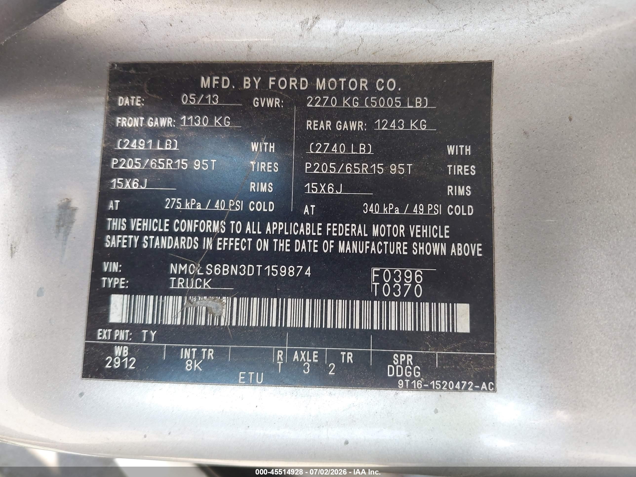 2013 Ford Transit Connect Xlt Silver vin: NM0LS6BN3DT159874