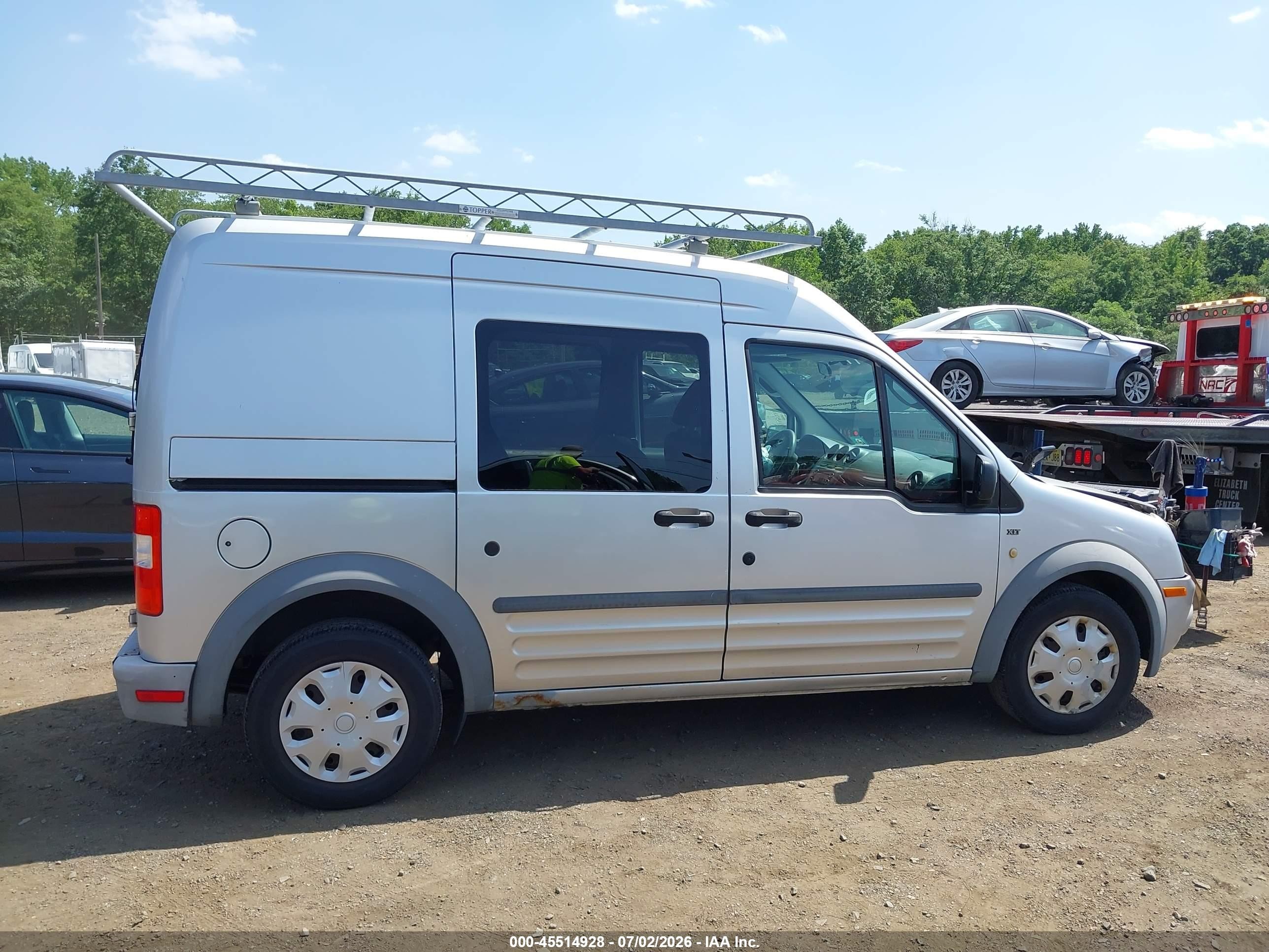 2013 Ford Transit Connect Xlt Silver vin: NM0LS6BN3DT159874