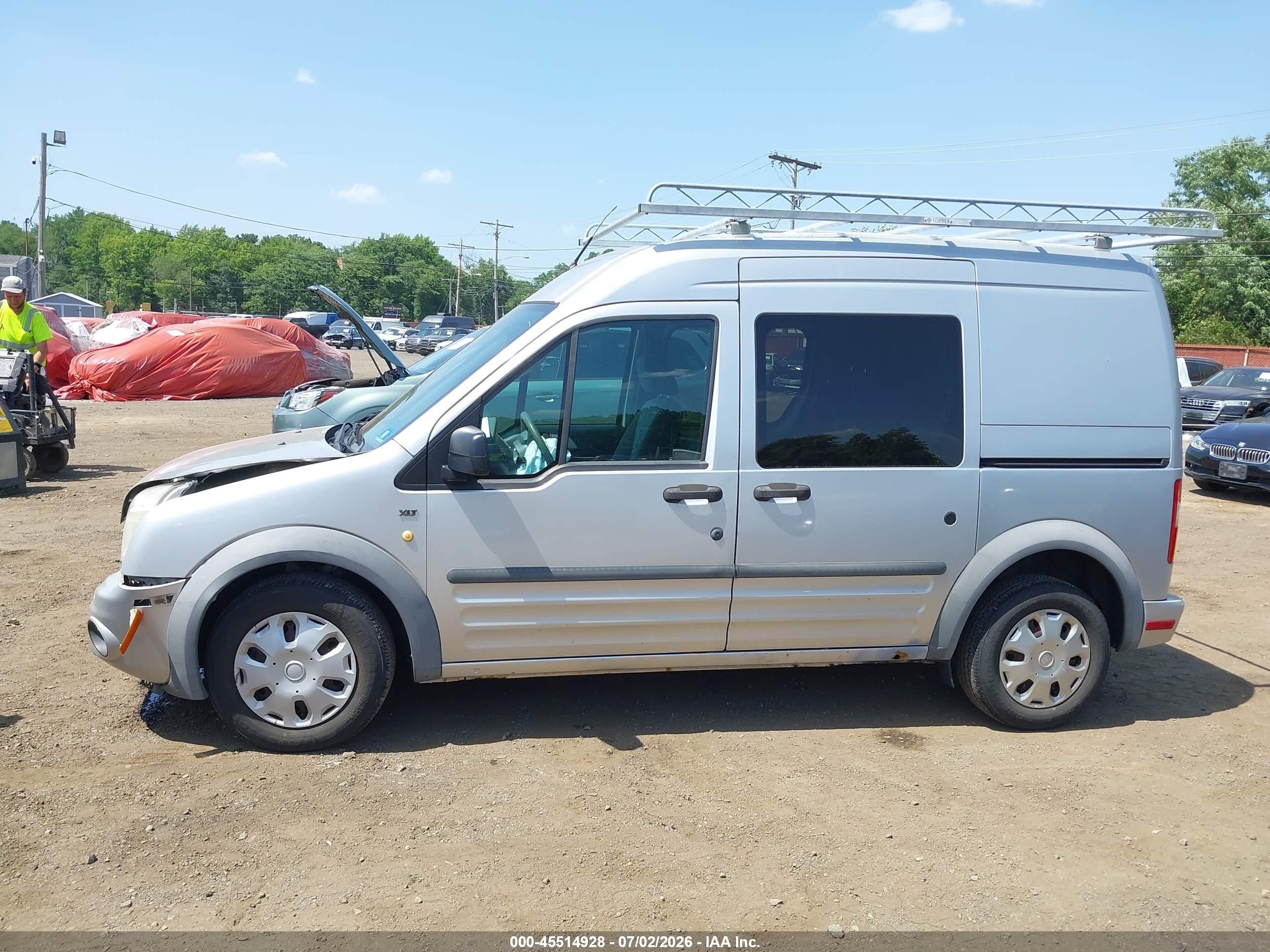 2013 Ford Transit Connect Xlt Silver vin: NM0LS6BN3DT159874