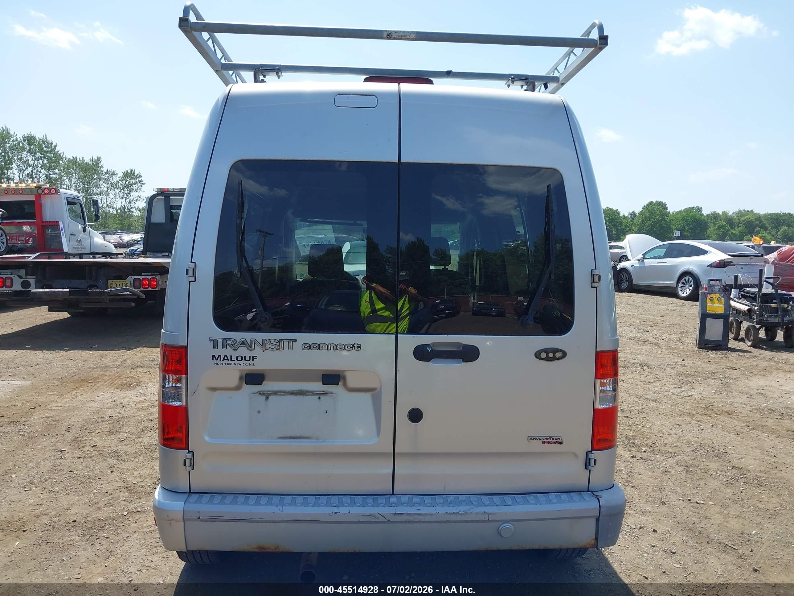 2013 Ford Transit Connect Xlt Silver vin: NM0LS6BN3DT159874