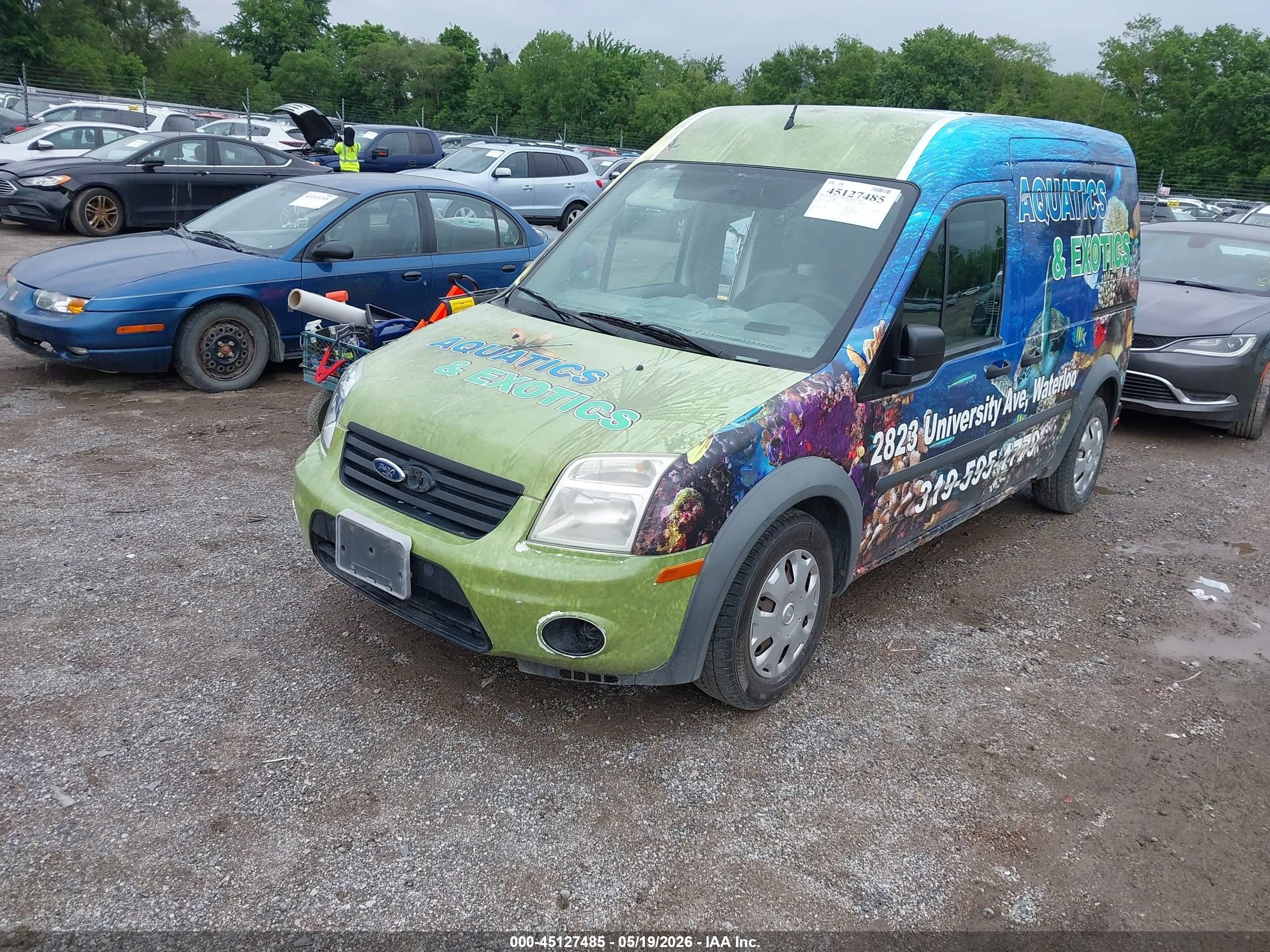 2012 Ford Transit Connect Xlt Green vin: NM0LS6BN5CT087610