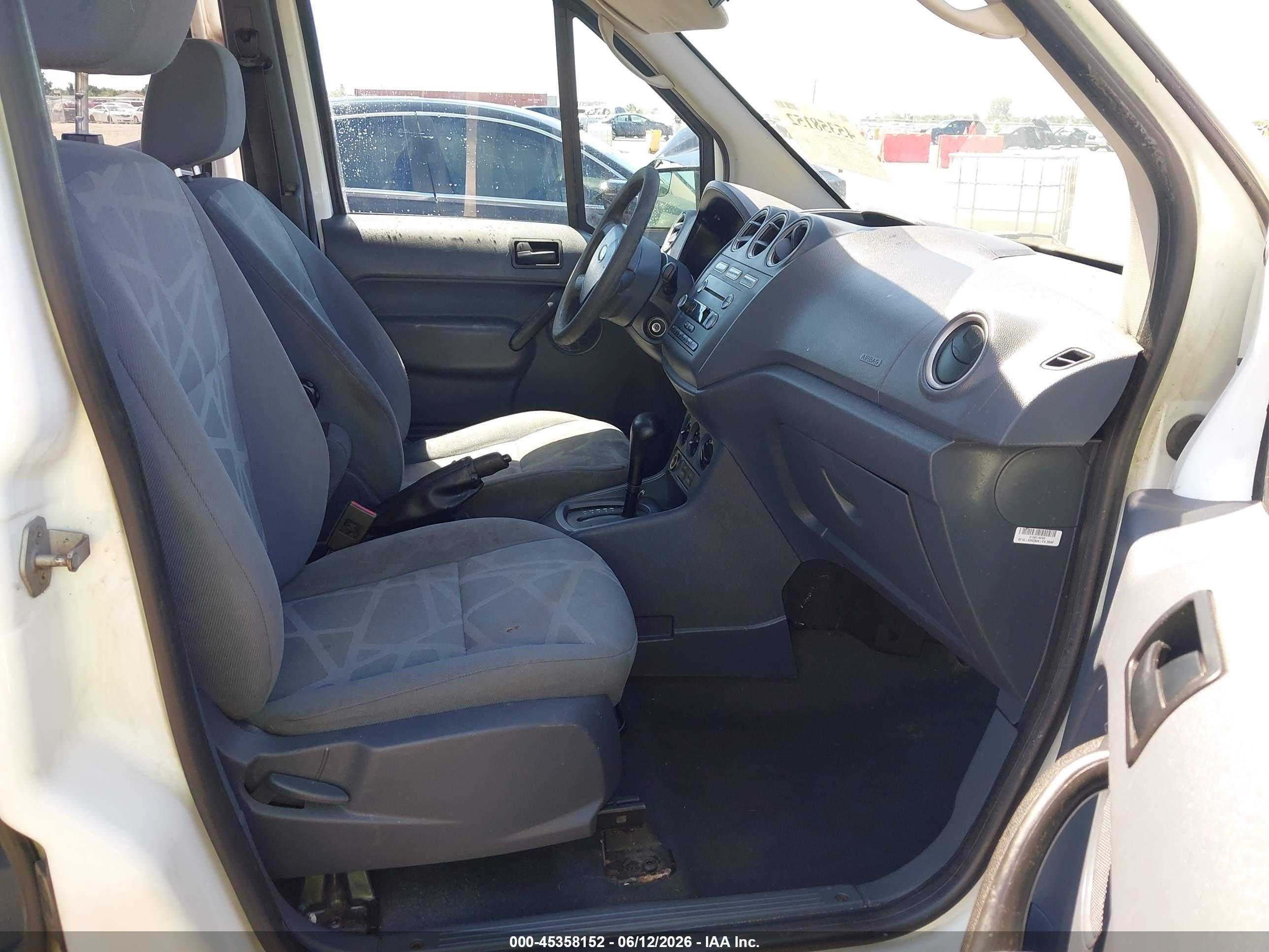 2012 Ford Transit Connect Xlt White vin: NM0LS6BN5CT112926