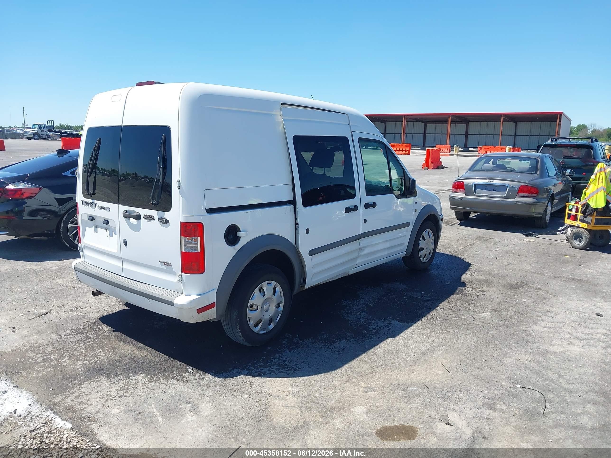 2012 Ford Transit Connect Xlt White vin: NM0LS6BN5CT112926