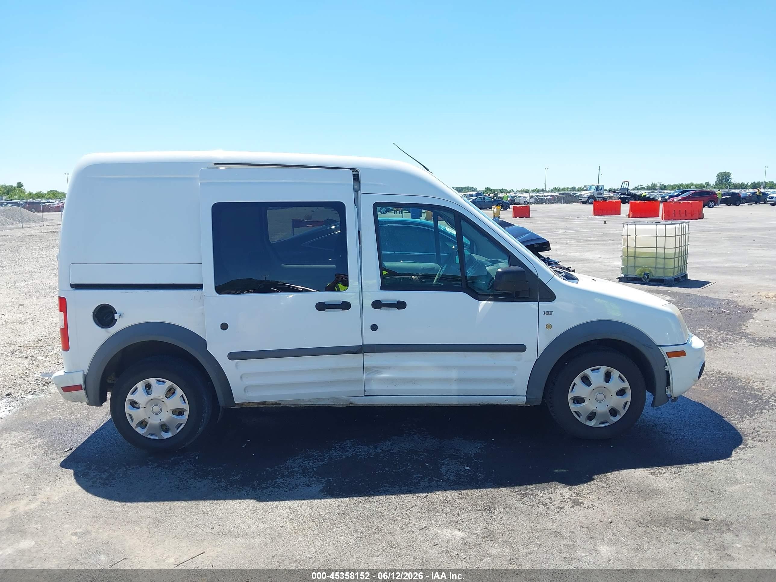 2012 Ford Transit Connect Xlt White vin: NM0LS6BN5CT112926
