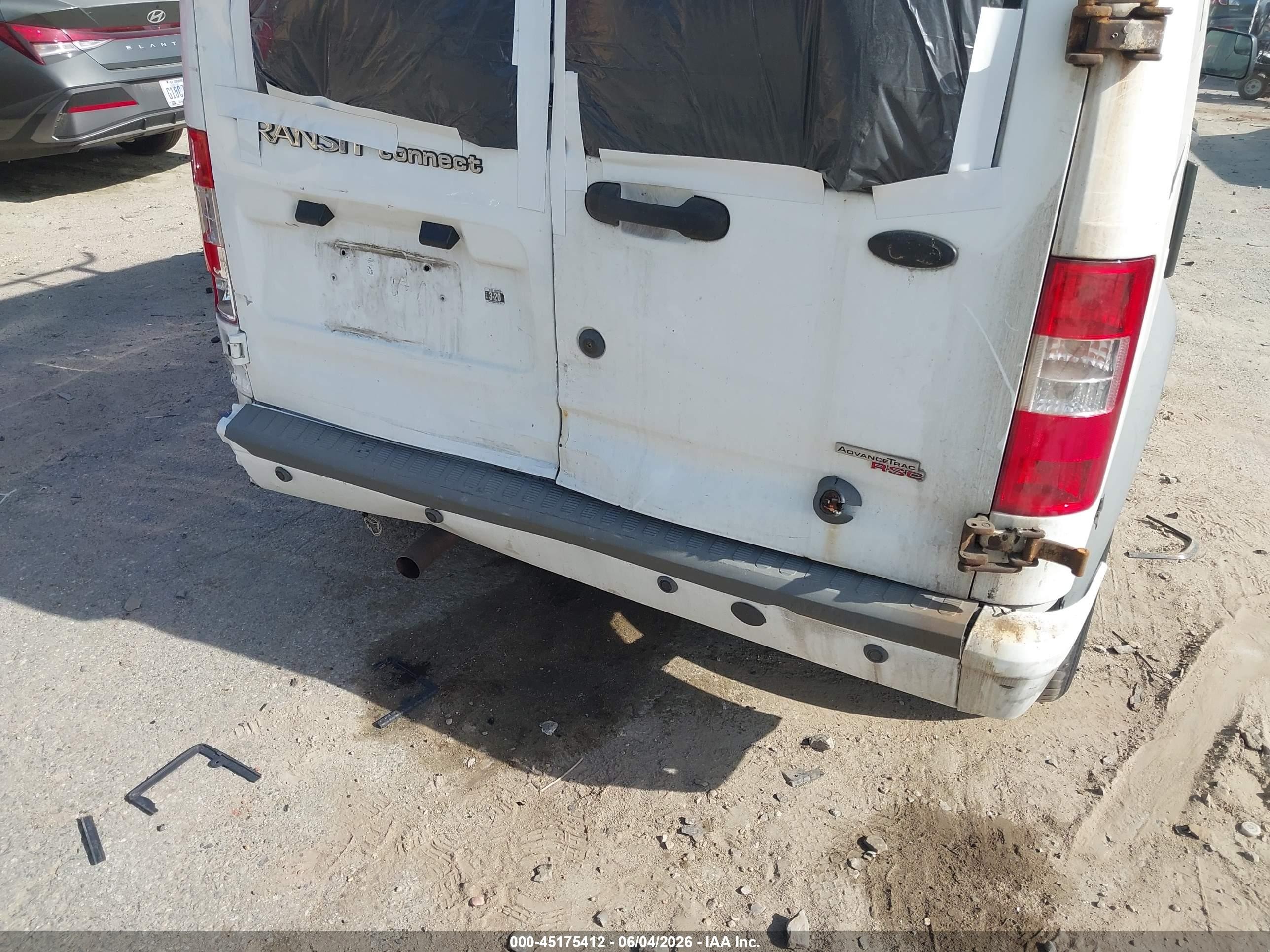2012 Ford Transit Connect Xlt White vin: NM0LS6BN5CT118449