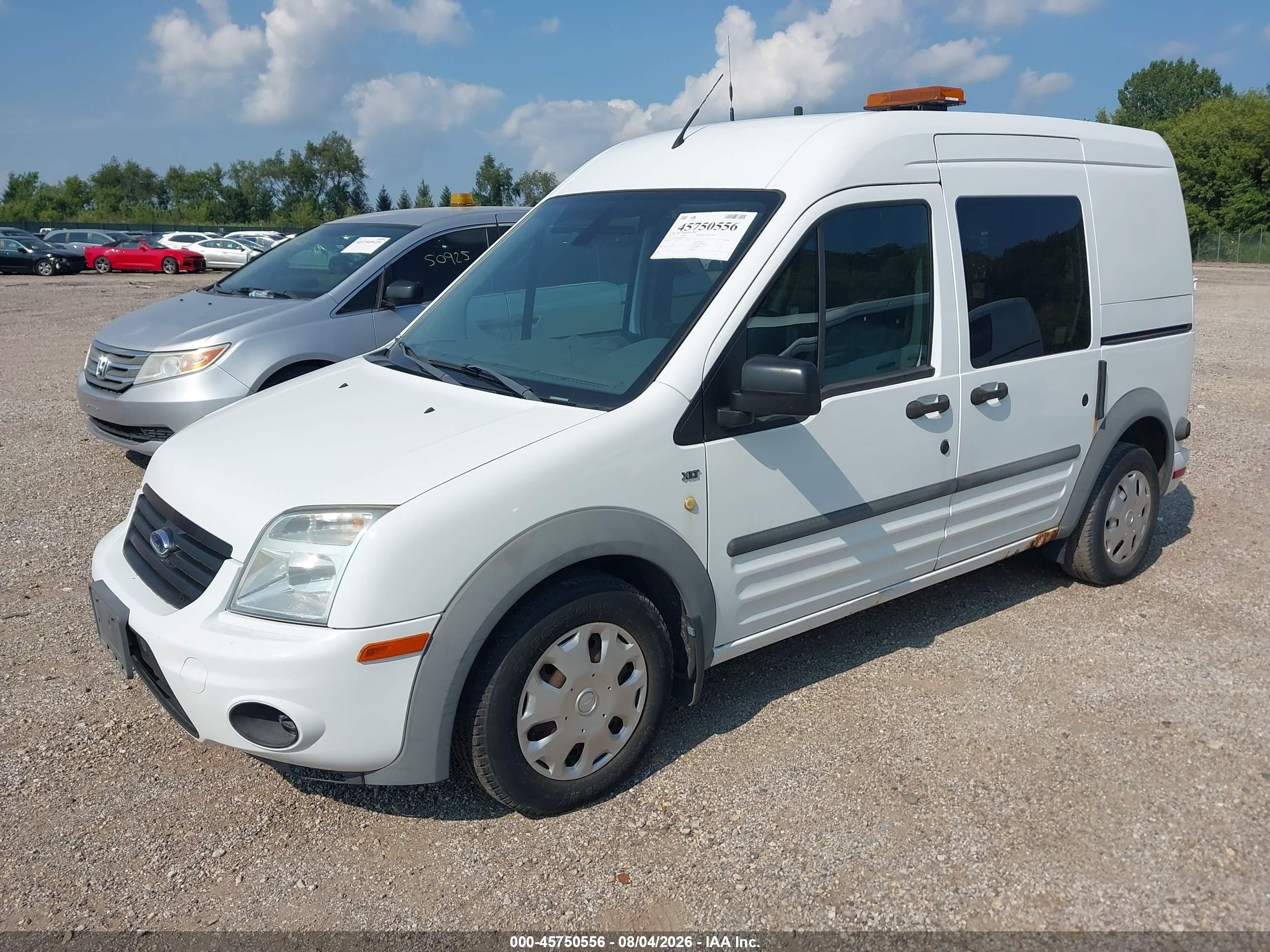 2011 Ford Transit Connect Xlt White vin: NM0LS6BN6BT066313