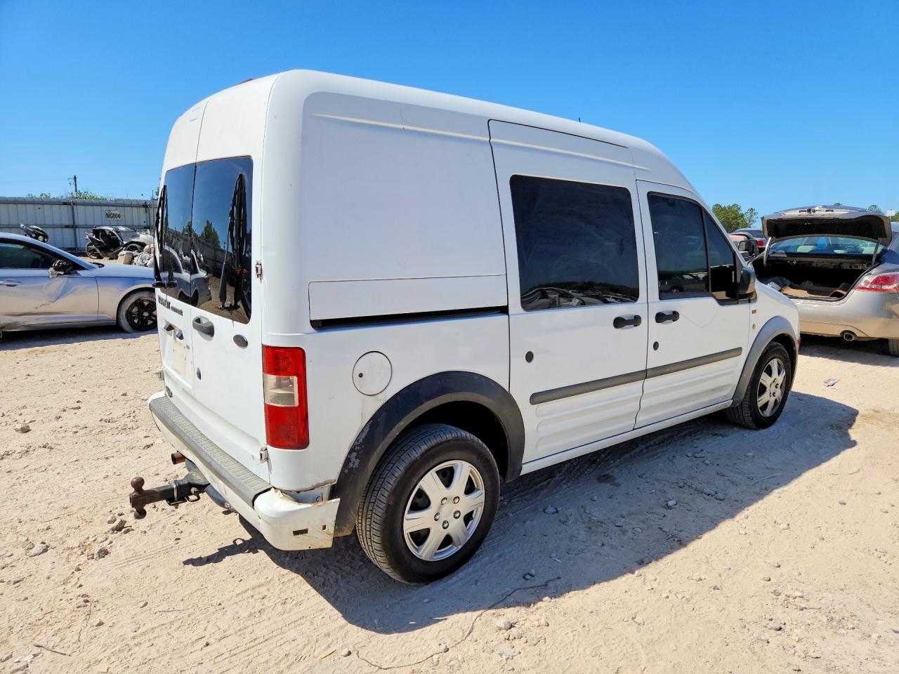 2010 Ford Transit Connect Xlt White vin: NM0LS6BN7AT007883