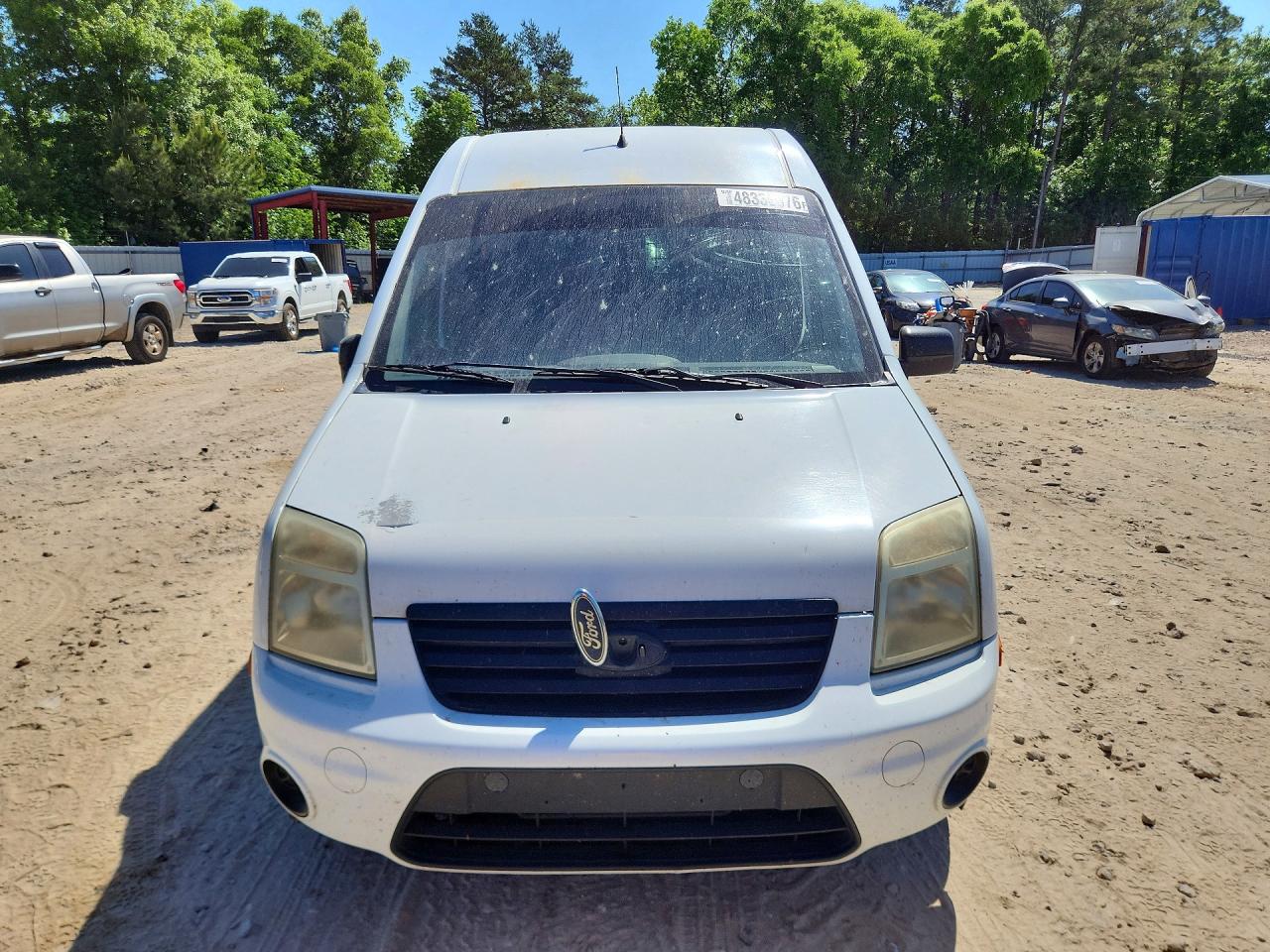 2010 Ford Transit Connect Xlt White vin: NM0LS6BN7AT007883
