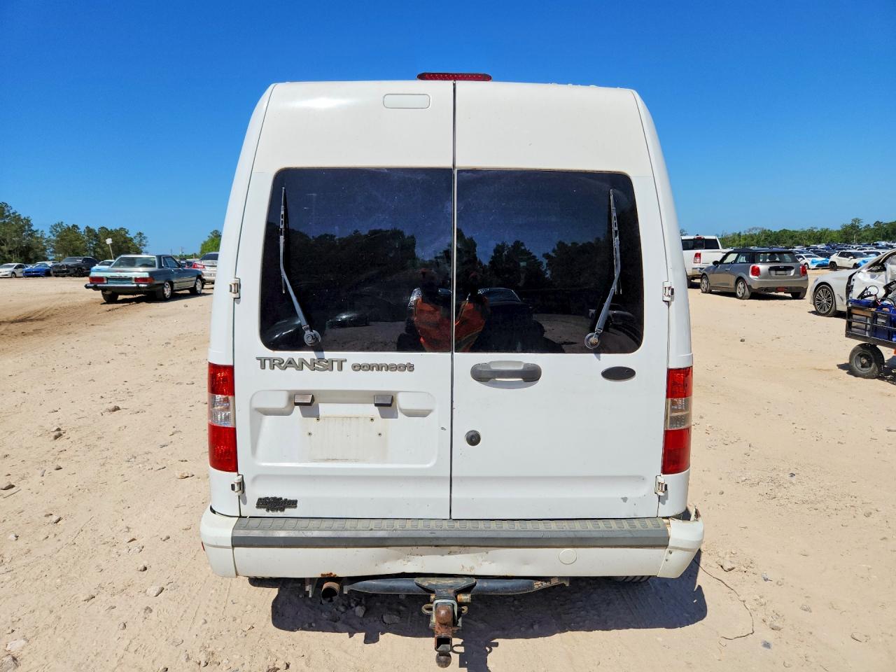 2010 Ford Transit Connect Xlt White vin: NM0LS6BN7AT007883