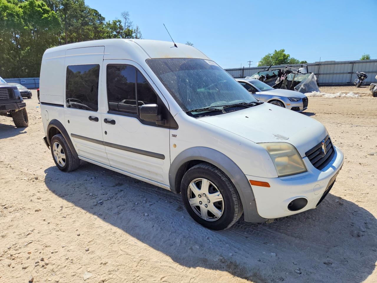 2010 Ford Transit Connect Xlt White vin: NM0LS6BN7AT007883