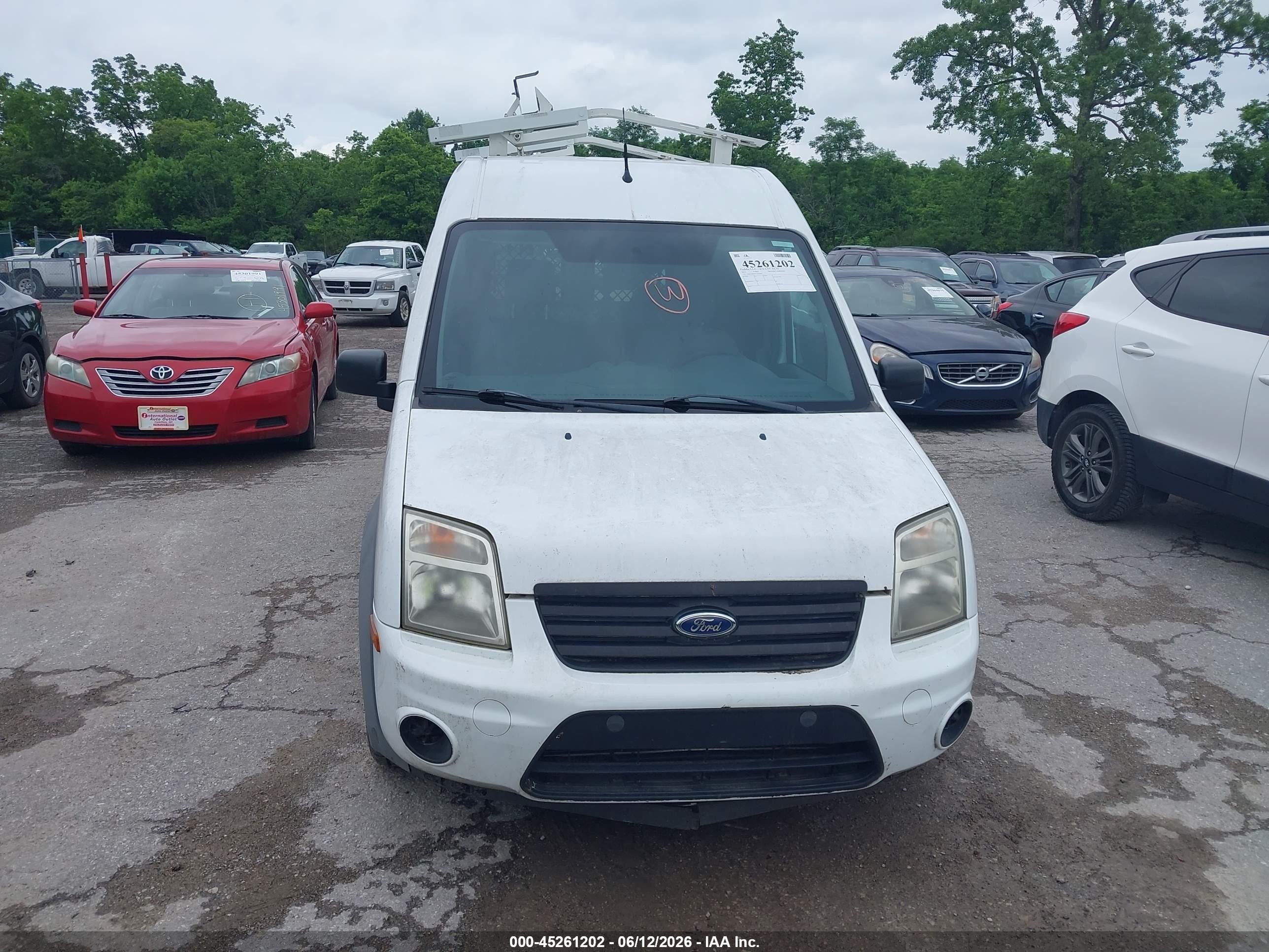 2012 Ford Transit Connect Xlt White vin: NM0LS6BN7CT079007