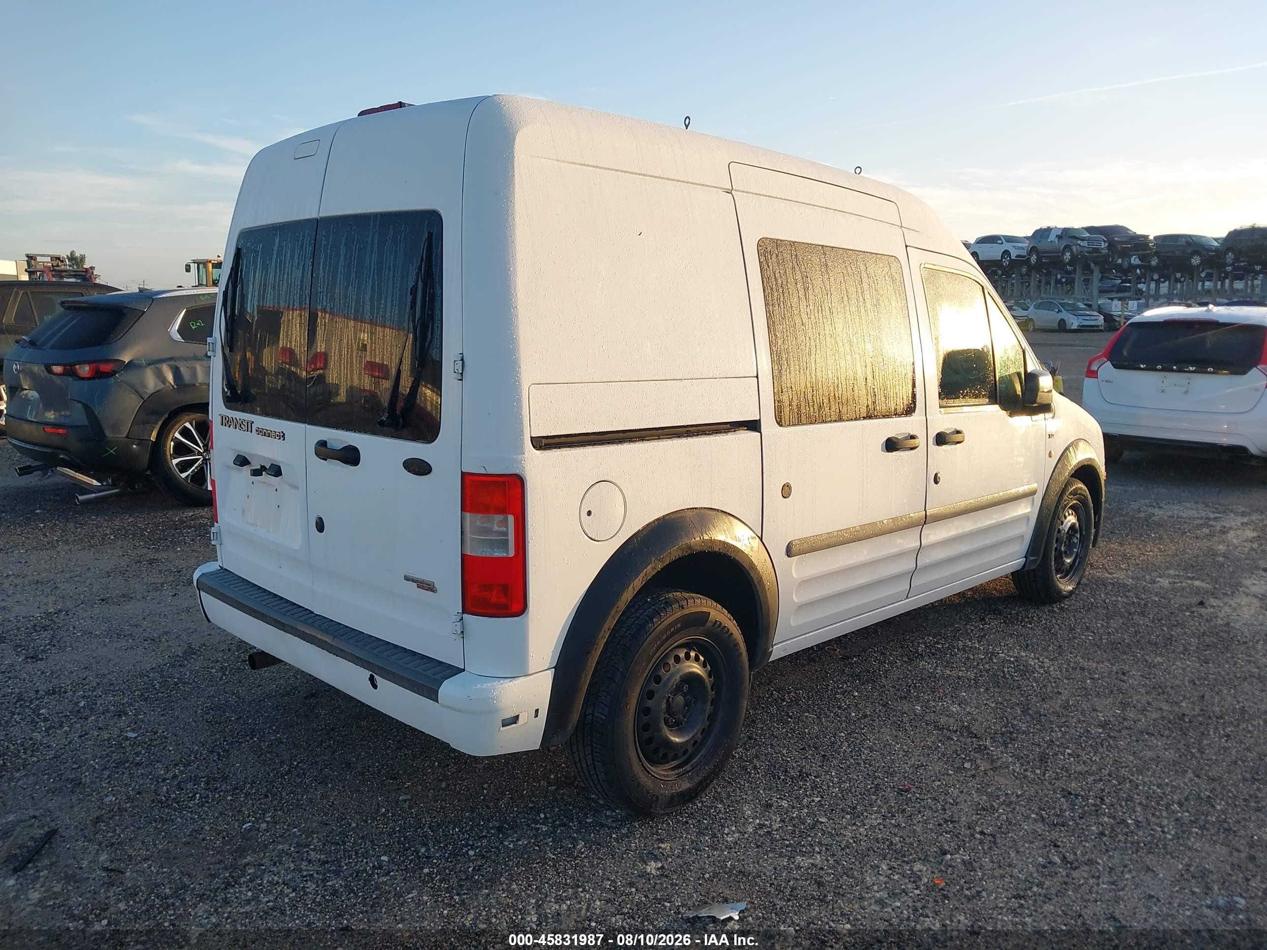 2012 Ford Transit Connect Xlt White vin: NM0LS6BN7CT087852