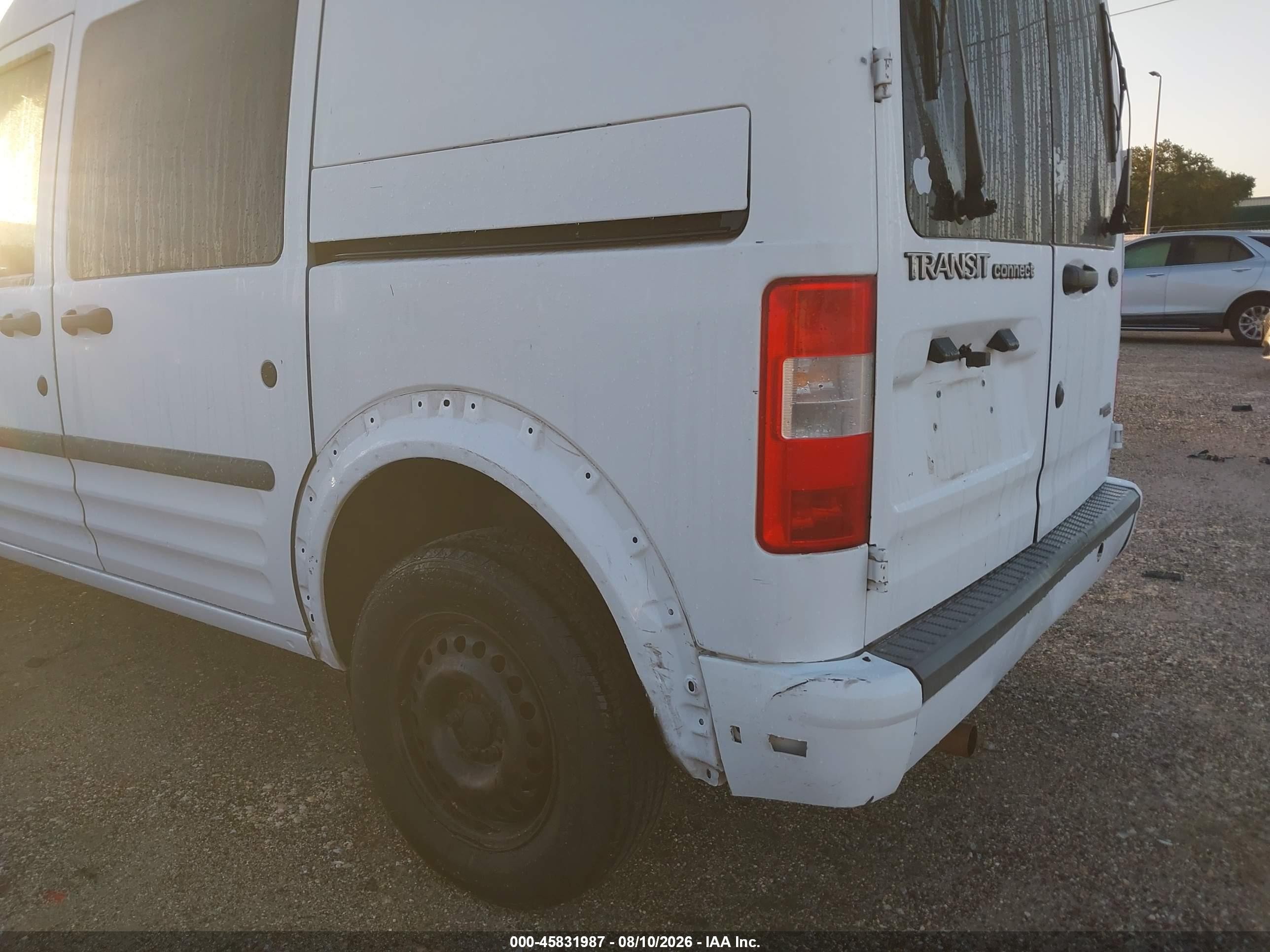 2012 Ford Transit Connect Xlt White vin: NM0LS6BN7CT087852