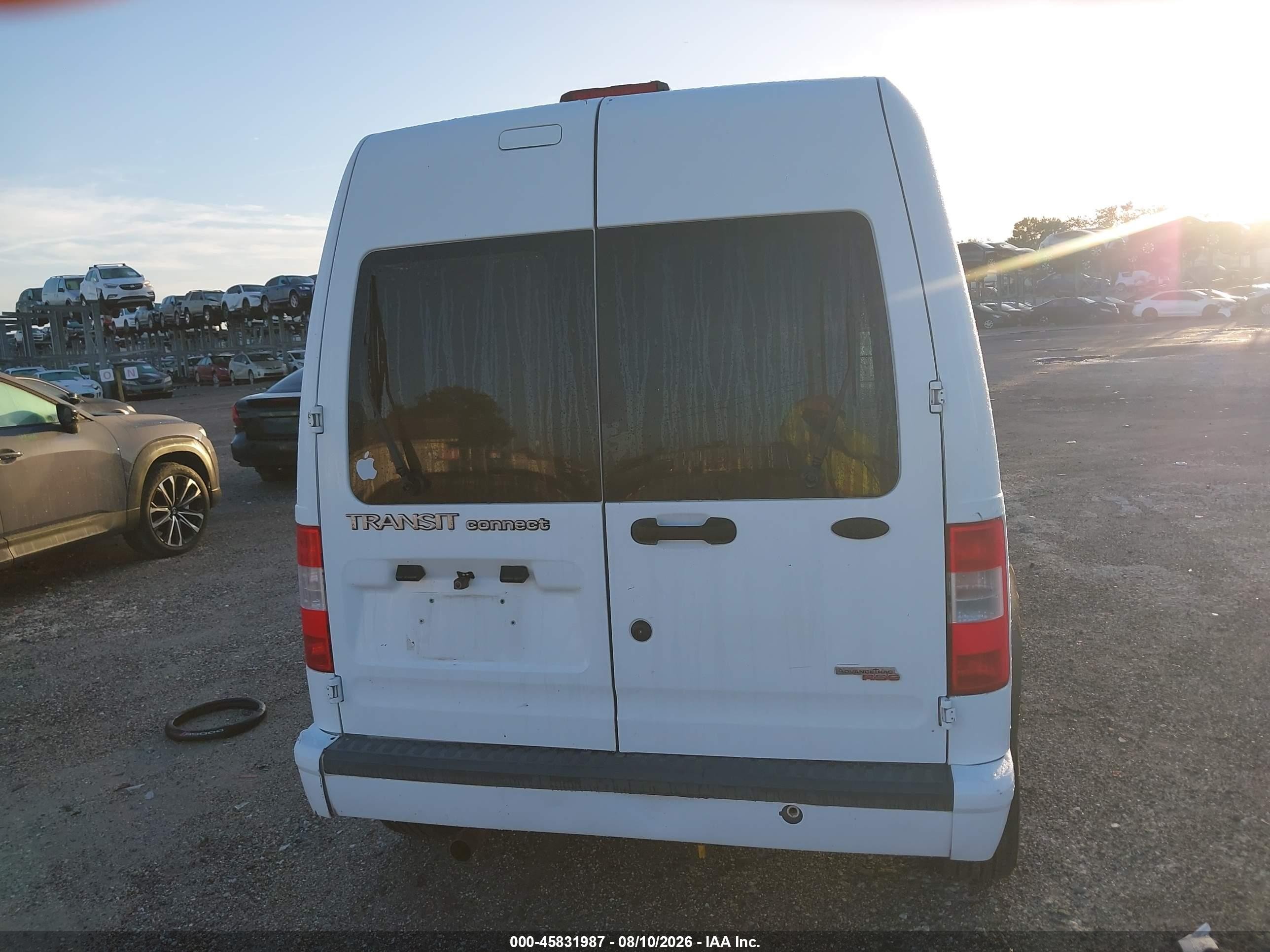2012 Ford Transit Connect Xlt White vin: NM0LS6BN7CT087852