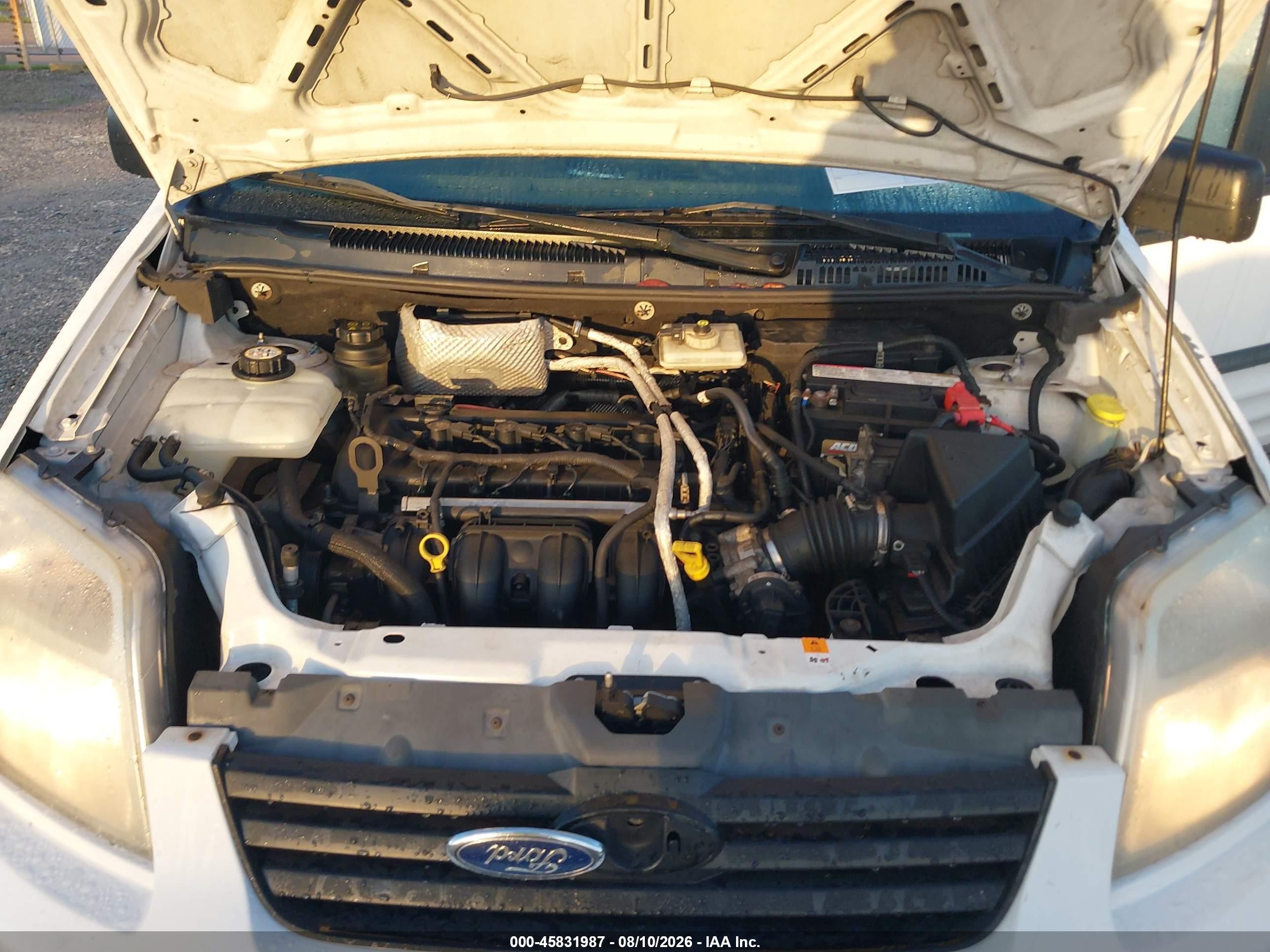 2012 Ford Transit Connect Xlt White vin: NM0LS6BN7CT087852