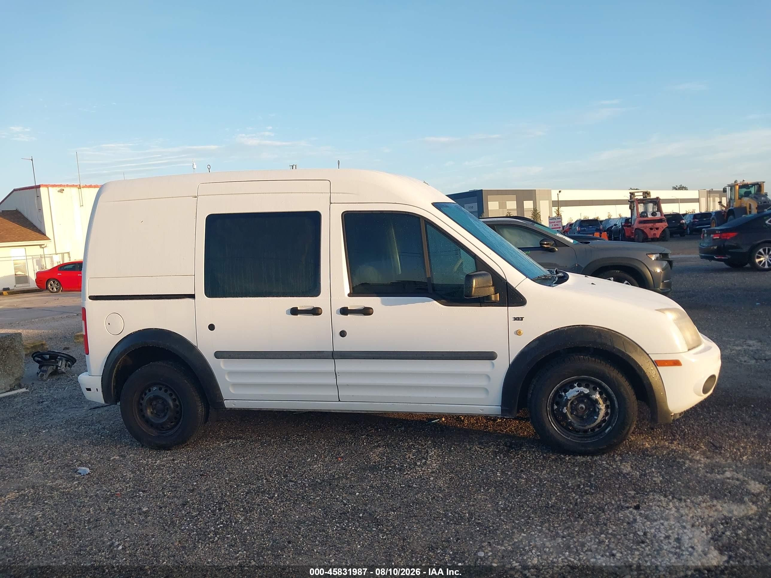 2012 Ford Transit Connect Xlt White vin: NM0LS6BN7CT087852