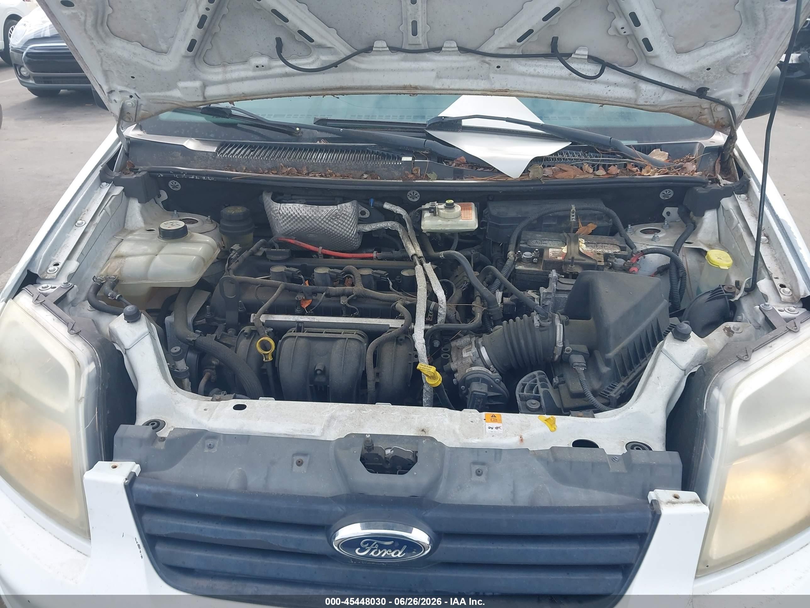 2013 Ford Transit Connect Xlt White vin: NM0LS6BN7DT135674
