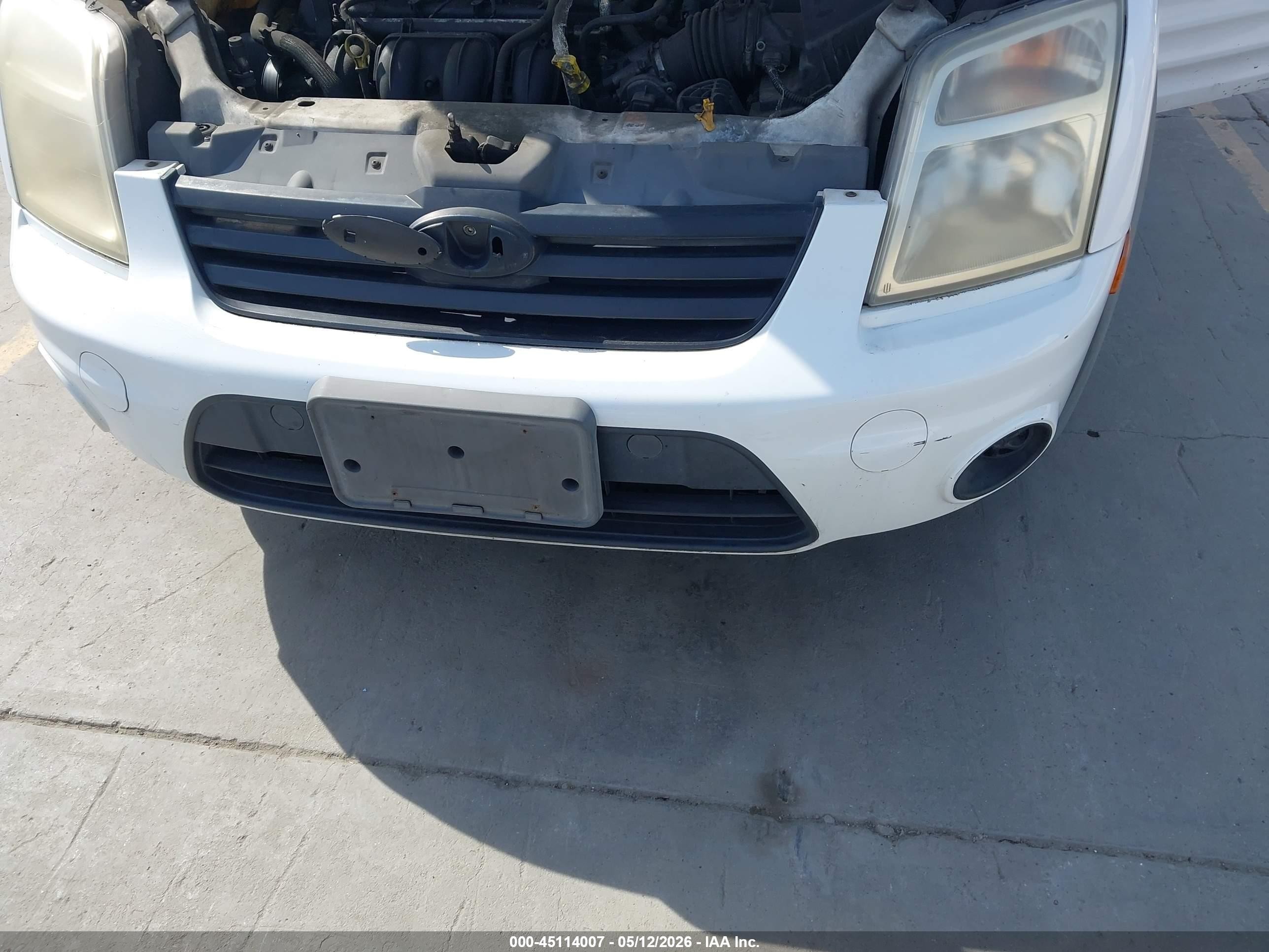 2011 Ford Transit Connect Xlt White vin: NM0LS6BN8BT064451