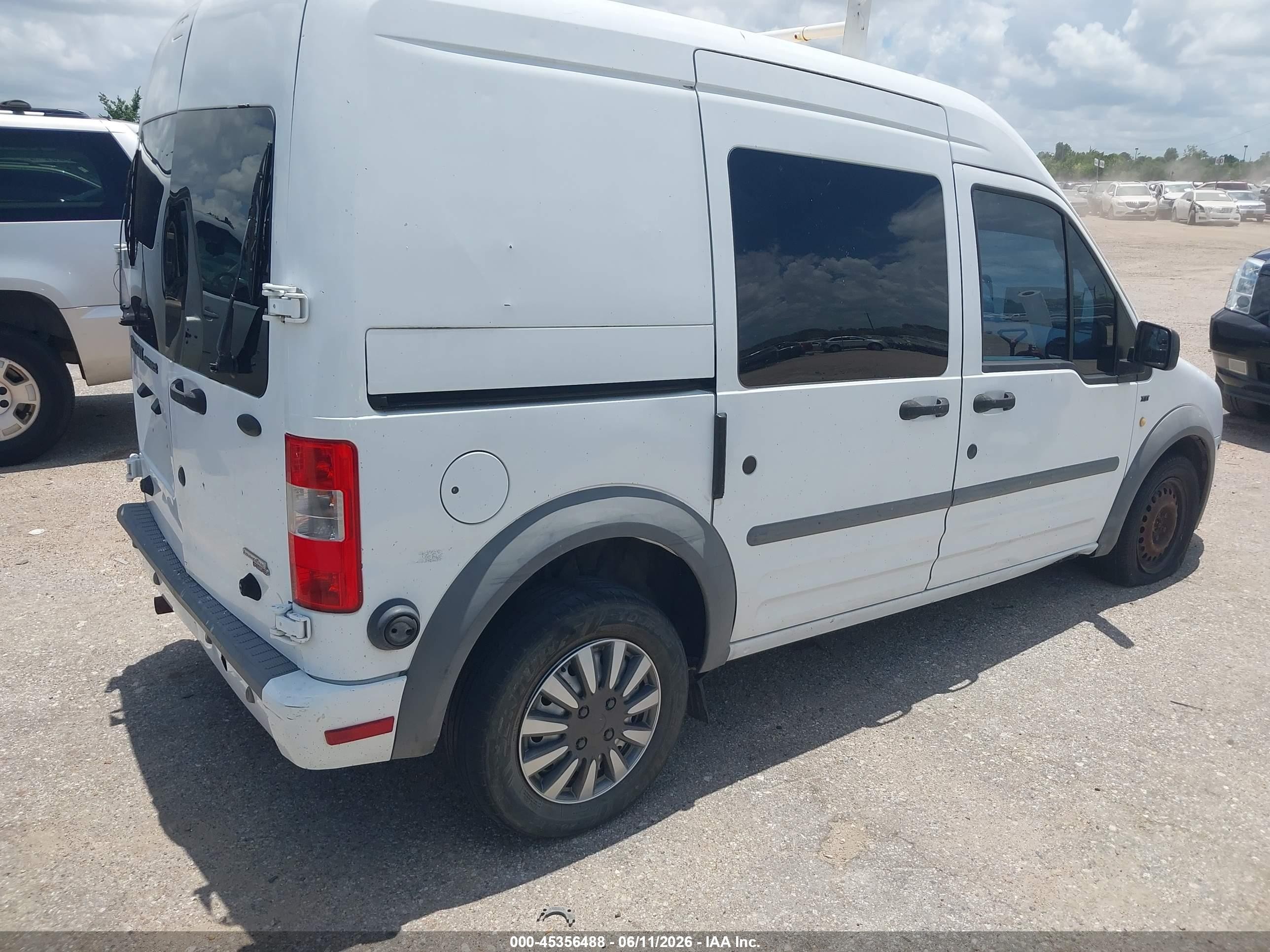 2012 Ford Transit Connect Xlt White vin: NM0LS6BN8CT078660