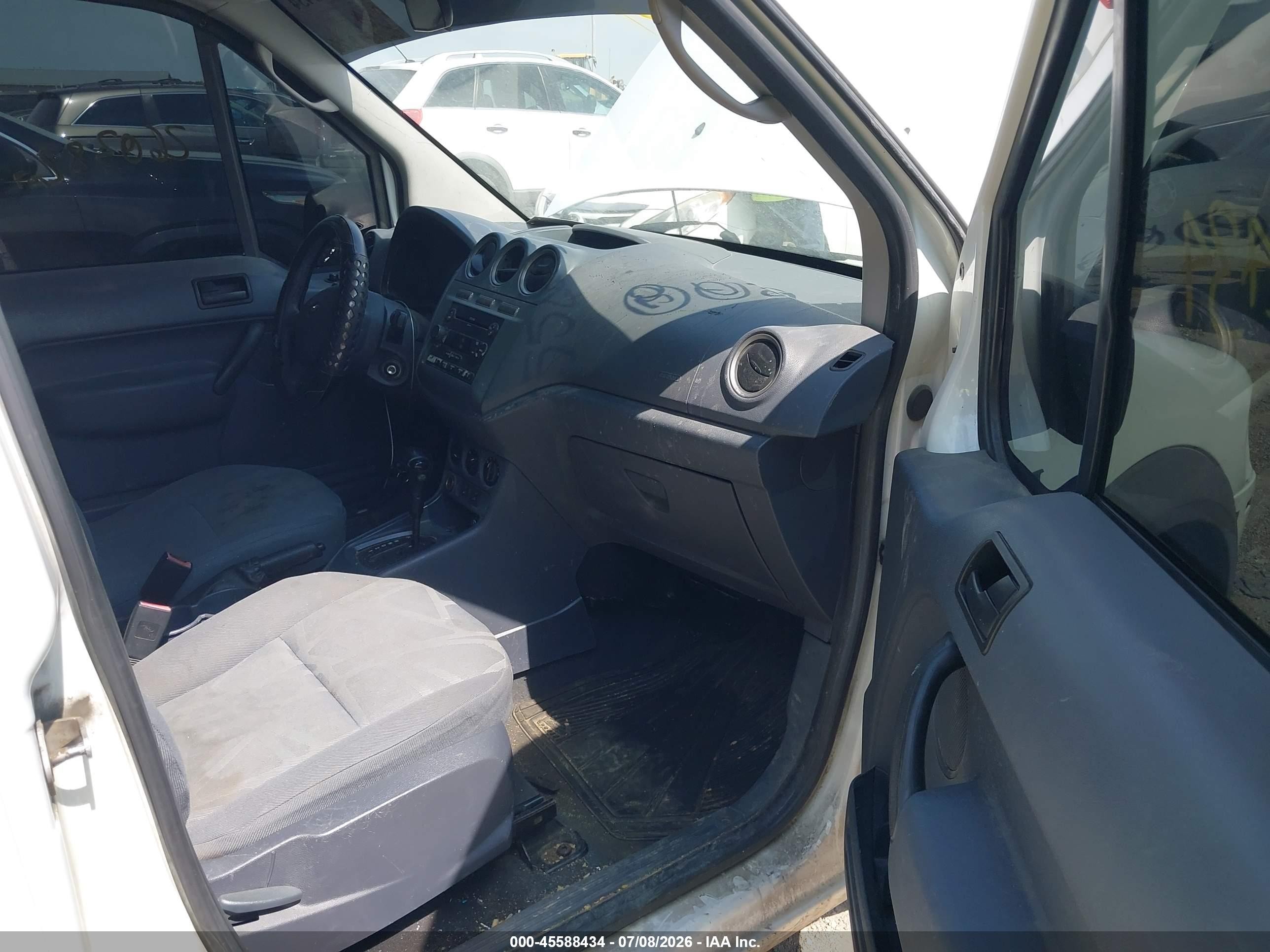 2012 Ford Transit Connect Xlt White vin: NM0LS6BN8CT084071