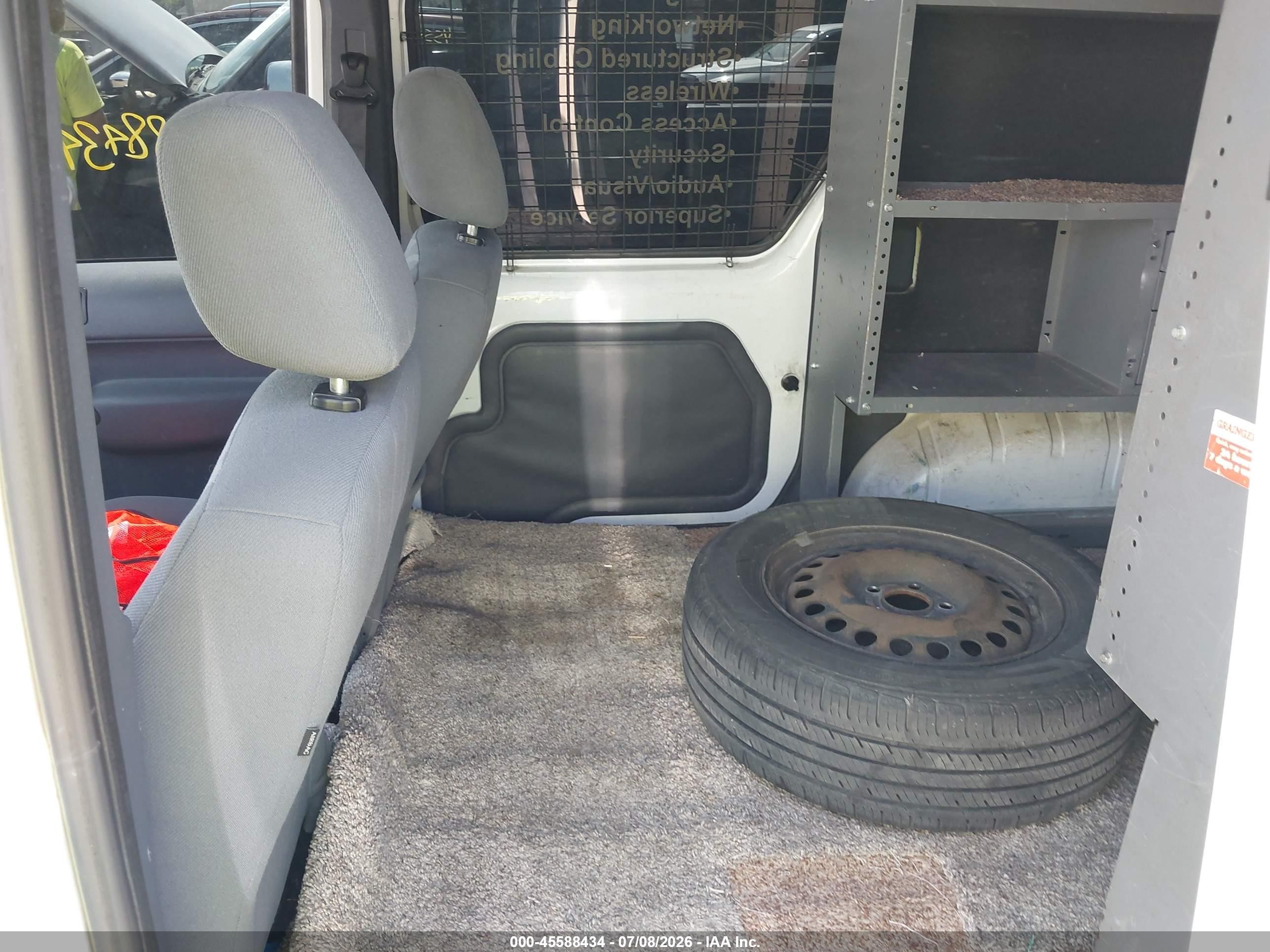 2012 Ford Transit Connect Xlt White vin: NM0LS6BN8CT084071
