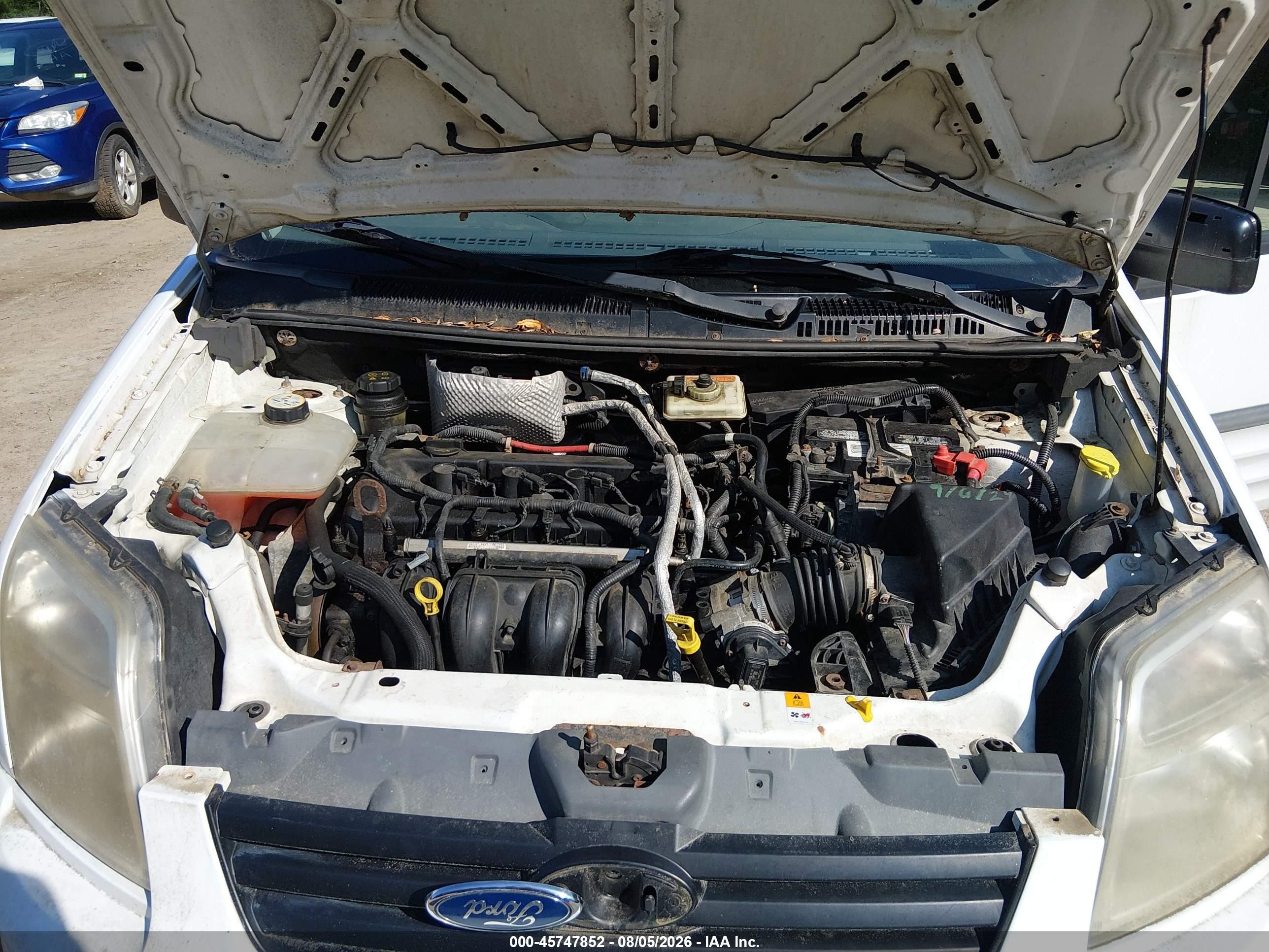 2012 Ford Transit Connect Xlt White vin: NM0LS6BN8CT094714