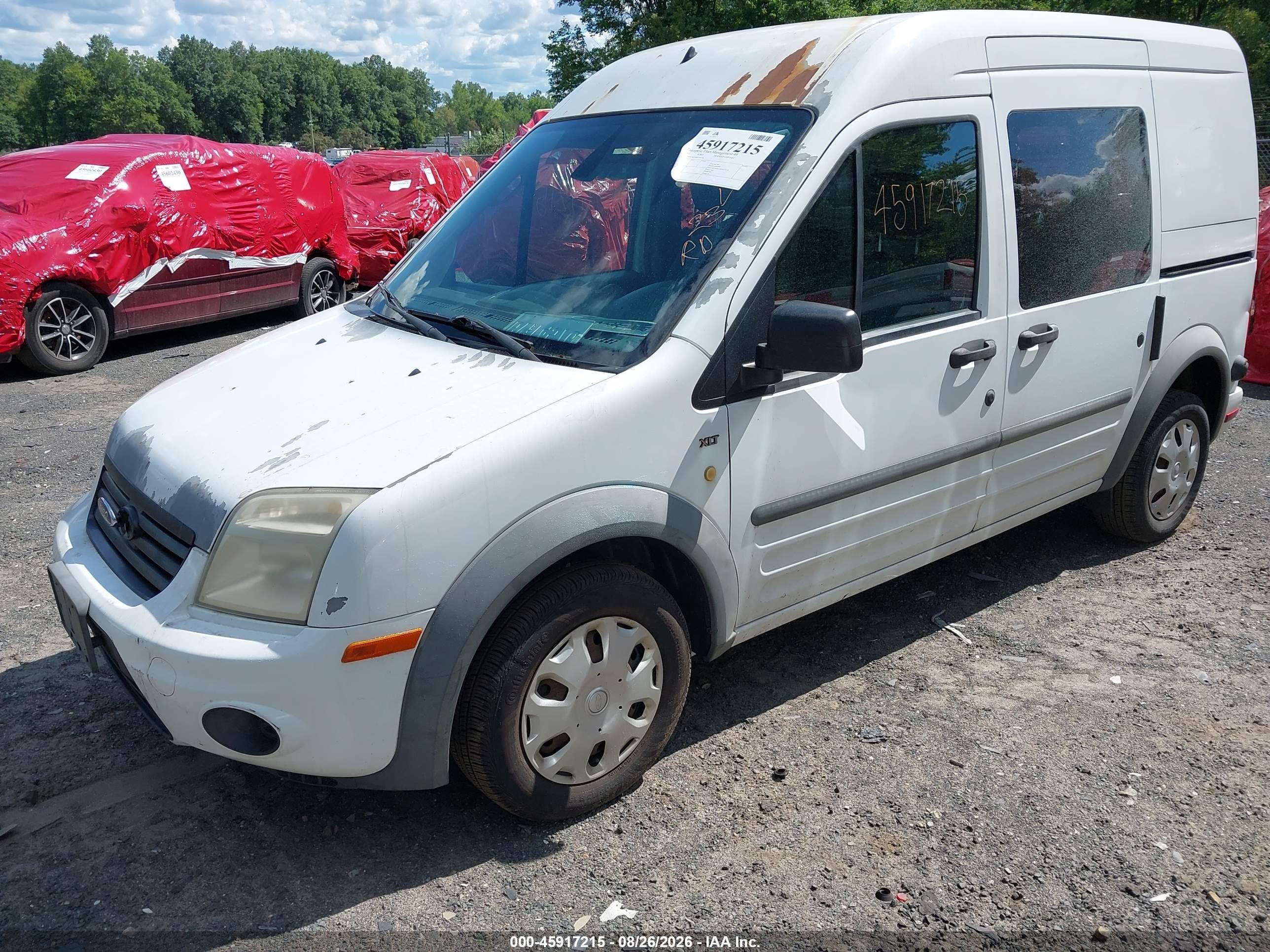 2013 Ford Transit Connect Xlt White vin: NM0LS6BN8DT166206
