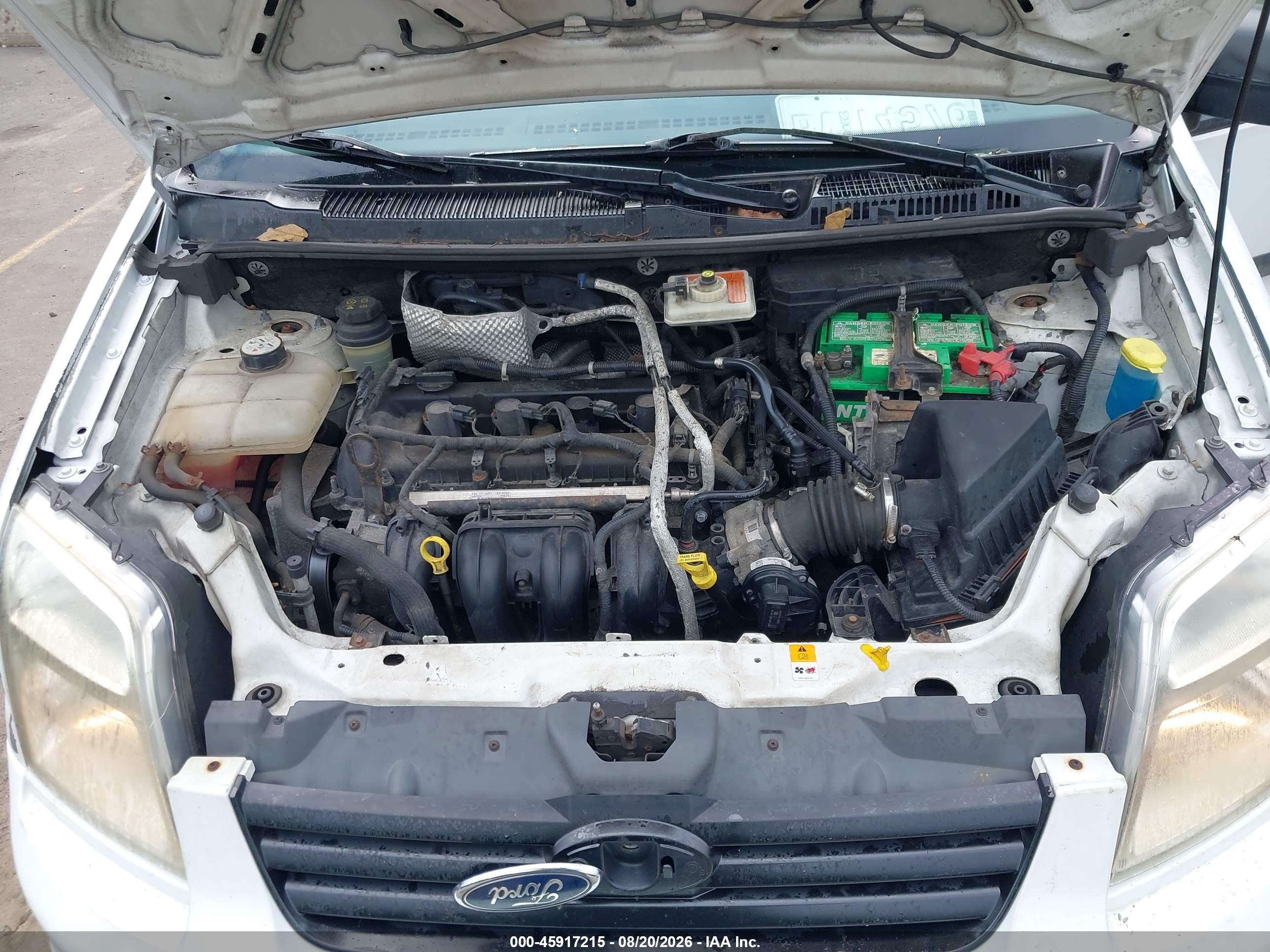 2013 Ford Transit Connect Xlt White vin: NM0LS6BN8DT166206
